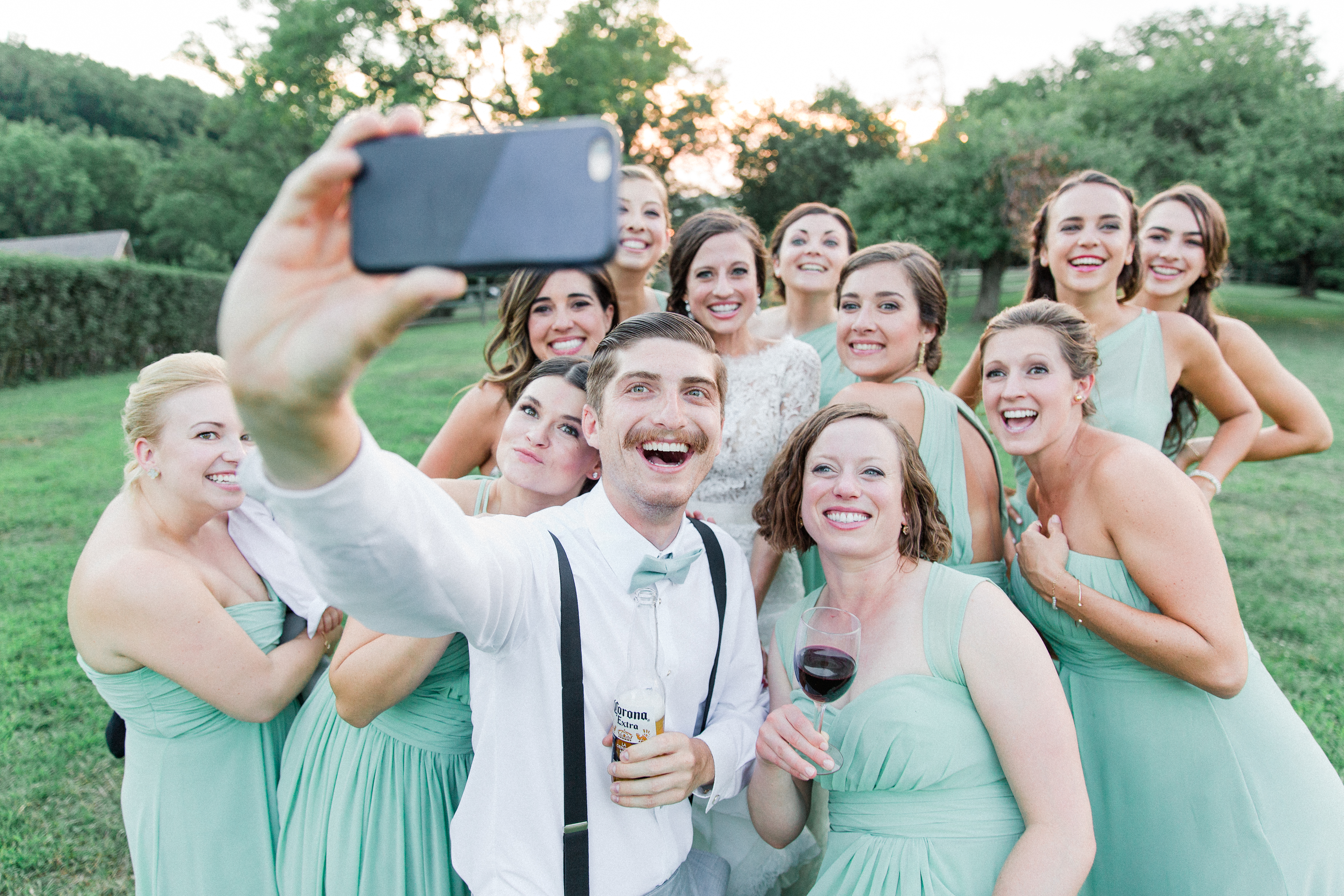 Tim & Jules Wedding at John James Audubon Center Cocktail Hour