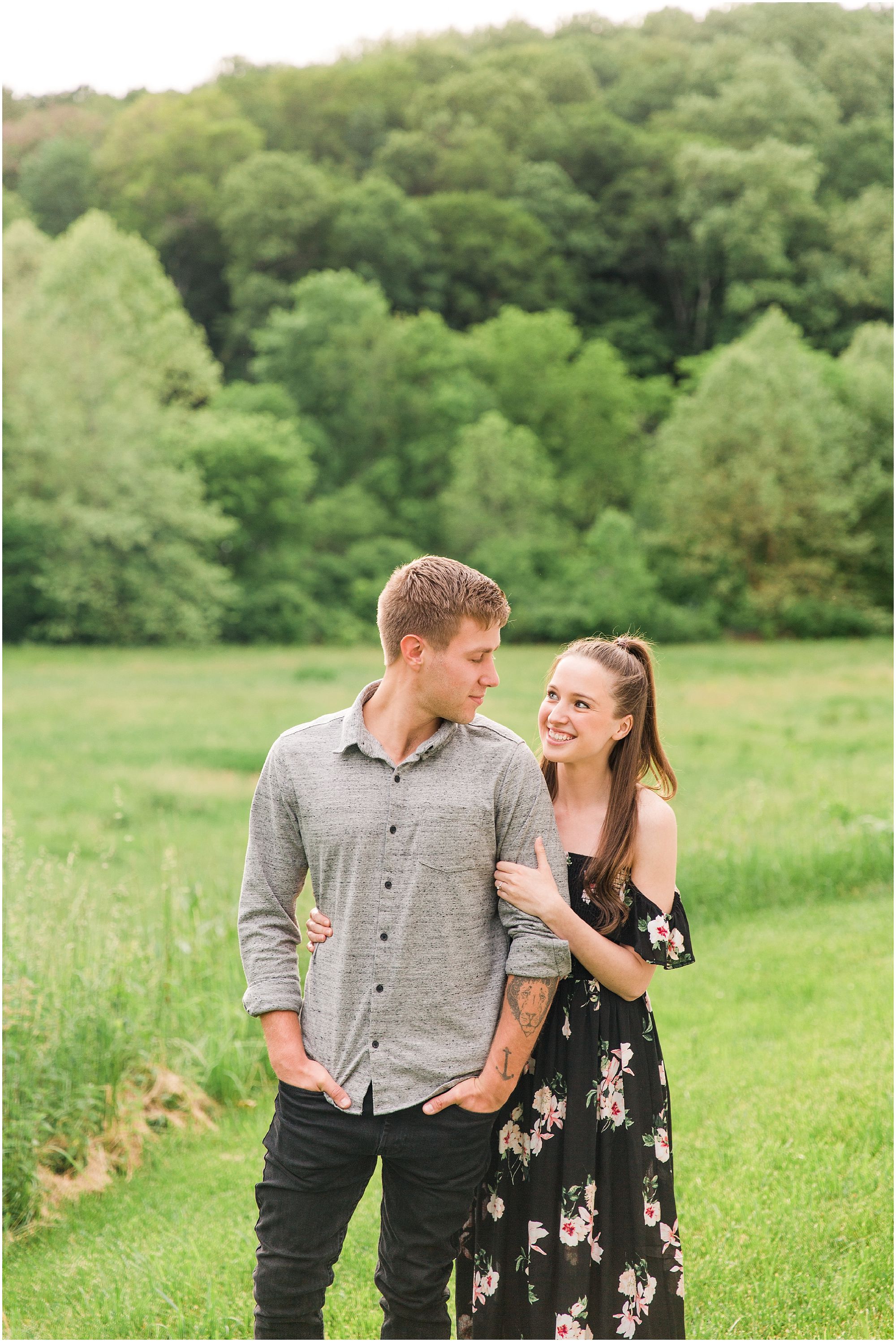 A Chic Engagement in Valley Forge National Park