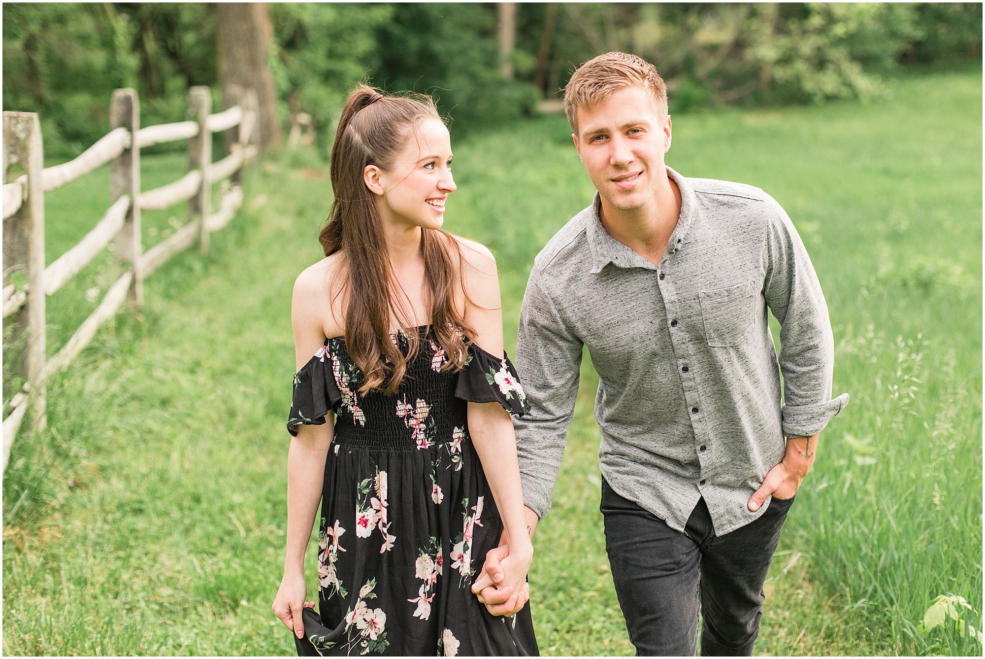A Chic Engagement in Valley Forge National Park