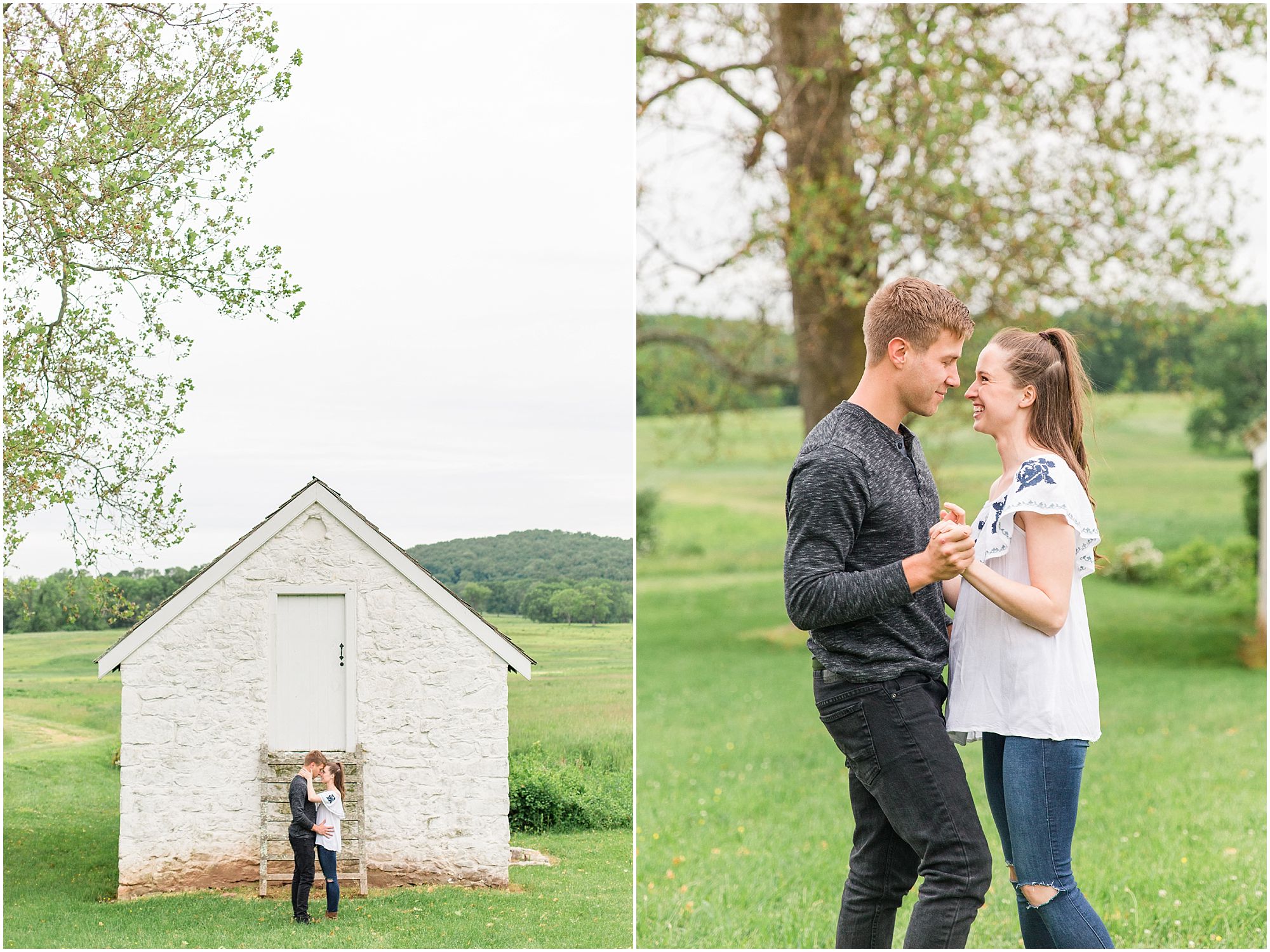 A Chic Engagement in Valley Forge National Park