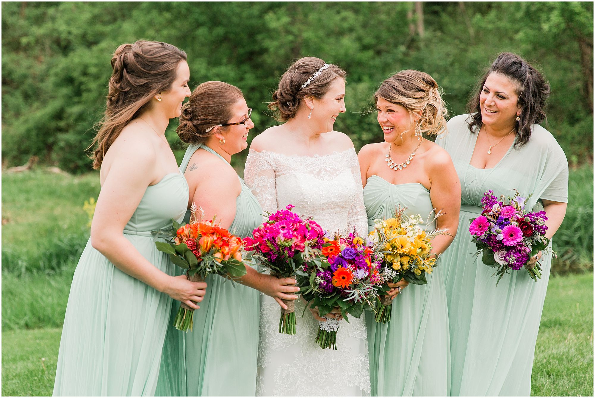 A Colorful Rustic Wedding At The Barn on Bridge In Collegeville, PA Photos