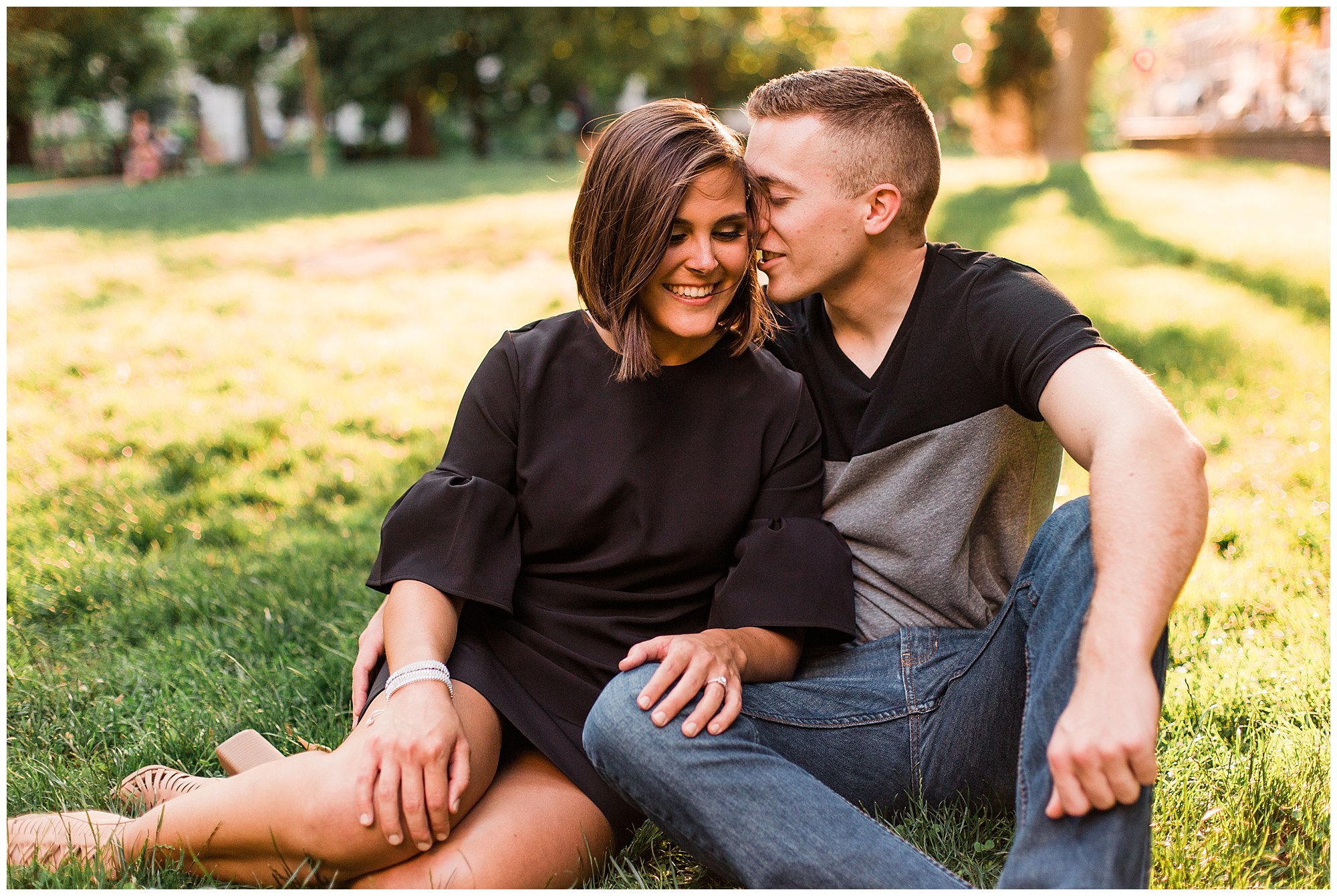 Chase & Olivia's Chic Engagement in Old City, Philadelphia Photos