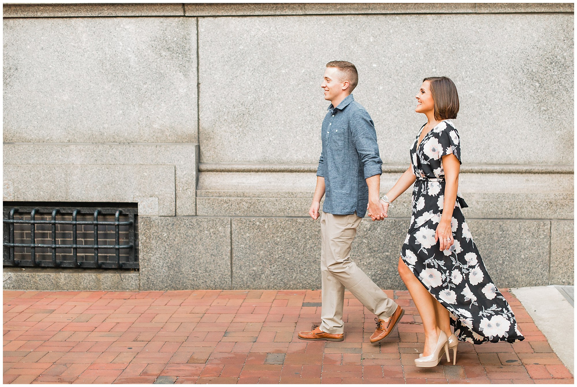Chase & Olivia's Chic Engagement in Old City, Philadelphia Photos