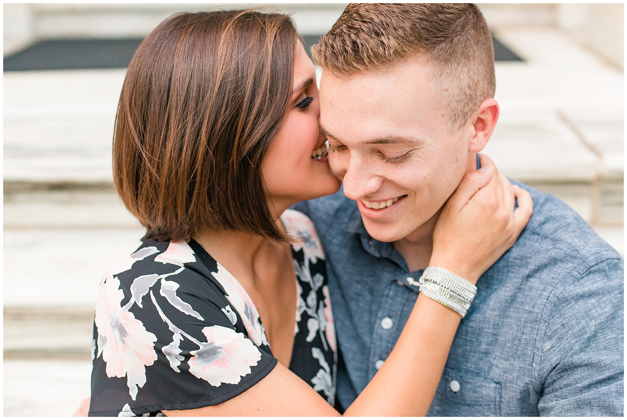 Chase & Olivia's Chic Engagement in Old City, Philadelphia Photos