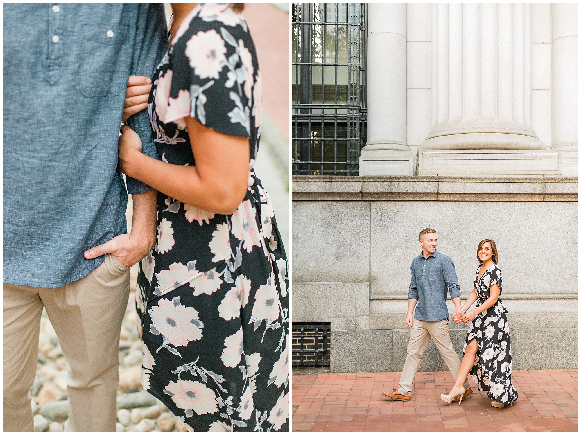 Chase & Olivia's Chic Engagement in Old City, Philadelphia Photos