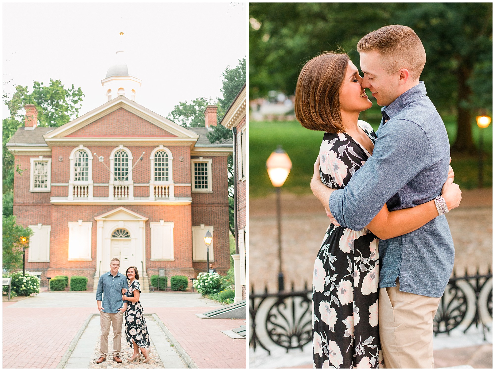 Chase & Olivia's Chic Engagement in Old City, Philadelphia Photos