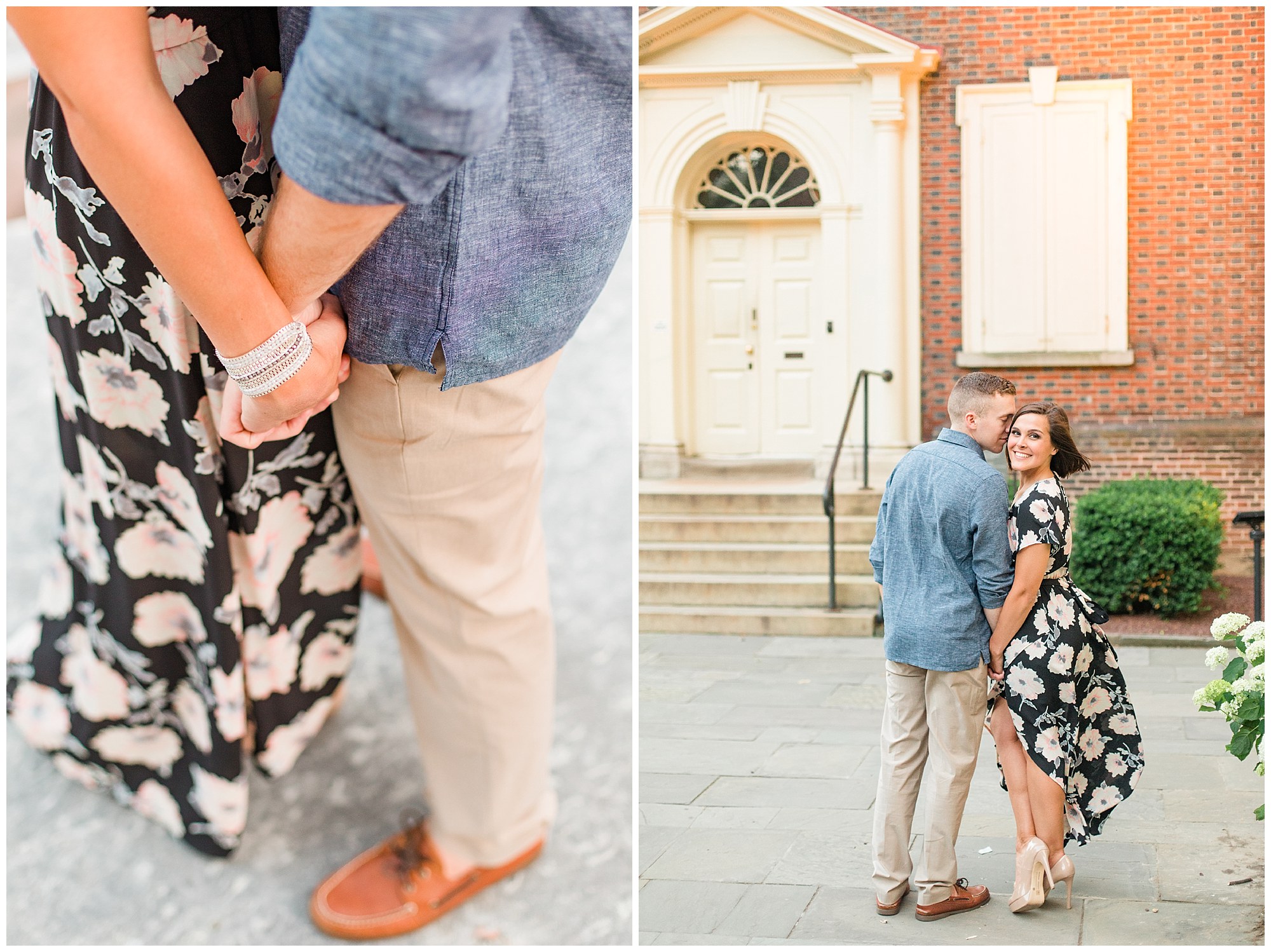 Chase & Olivia's Chic Engagement in Old City, Philadelphia Photos