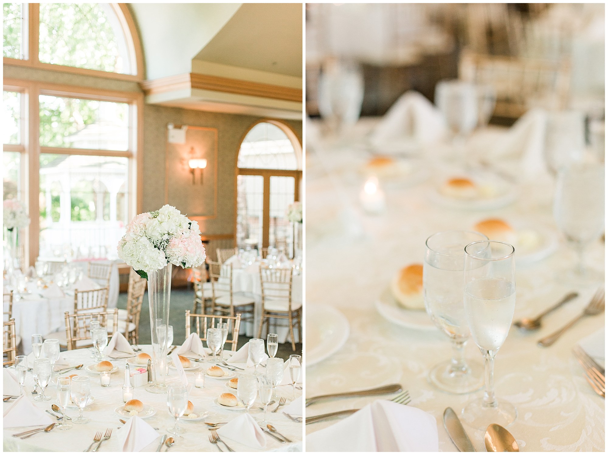 Doug & Ashley Blush & Grey Wedding at Northampton Valley Country Club Photos
