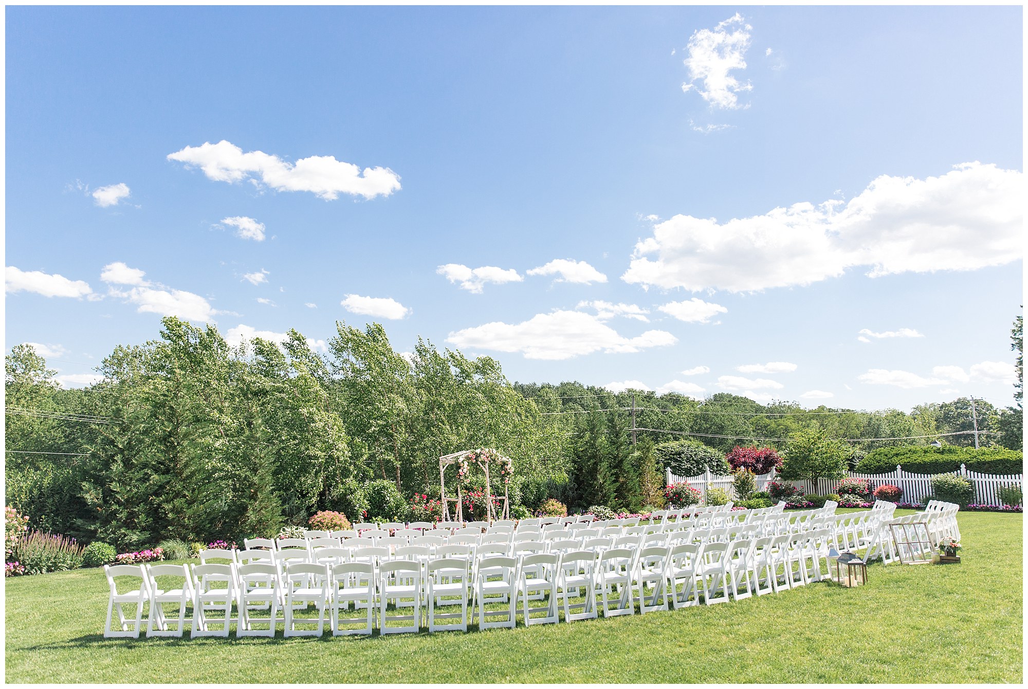 Kevin & Lindsay's Navy & Blush Summertime Wedding At The Barn On Bridge Photos