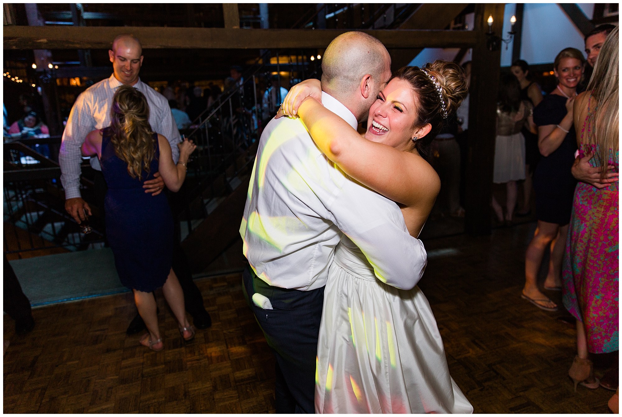 Kevin & Lindsay's Navy & Blush Summertime Wedding At The Barn On Bridge Photos