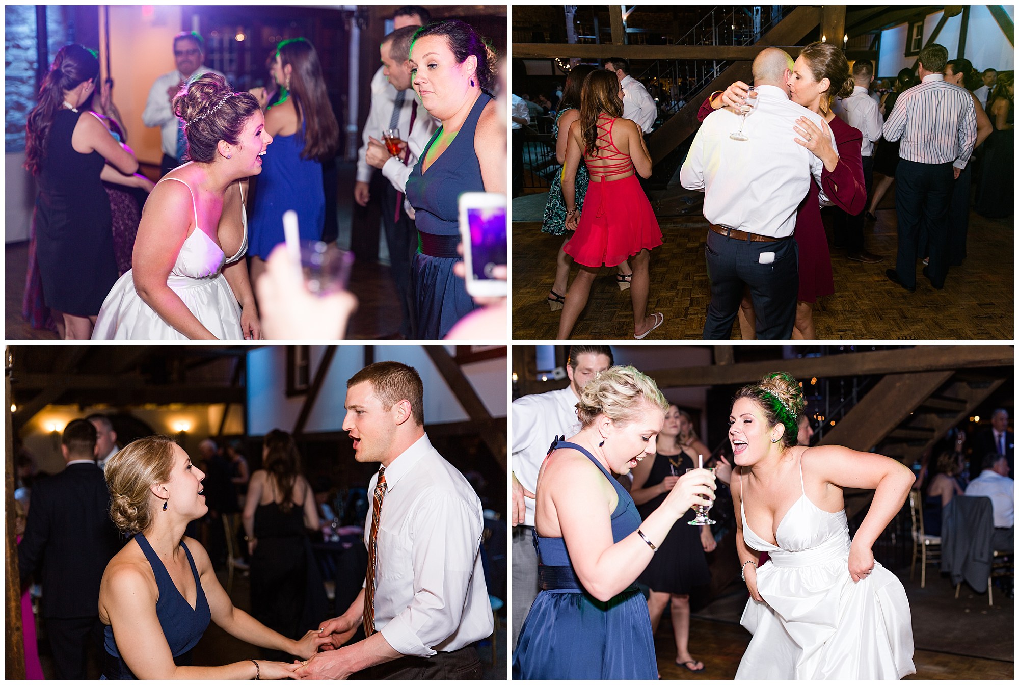 Kevin & Lindsay's Navy & Blush Summertime Wedding At The Barn On Bridge Photos