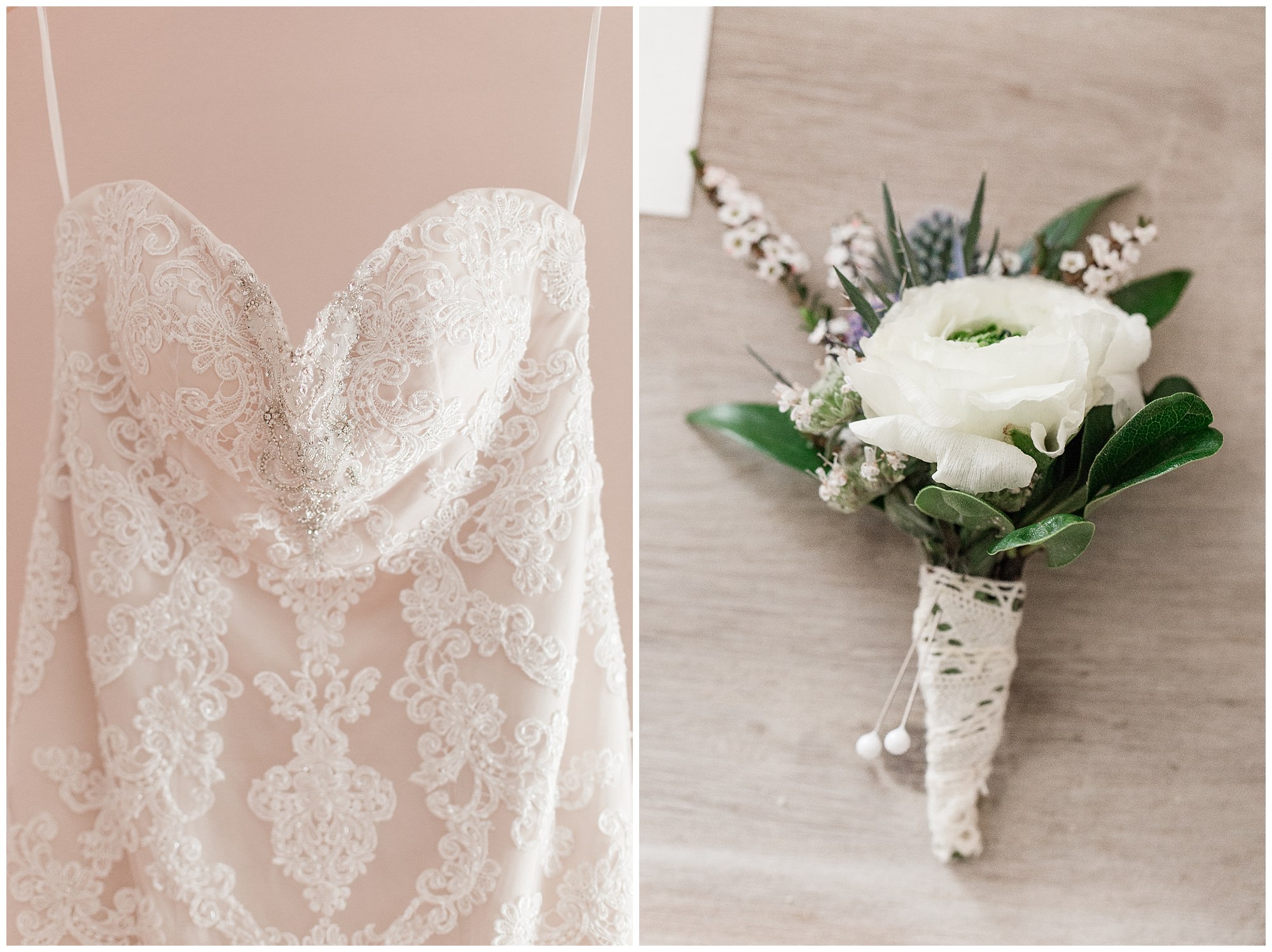 Alex & Ramah's Rainy Blue & Grey Wedding Day at The Barn On Bridge in Collegeville, PA Photos