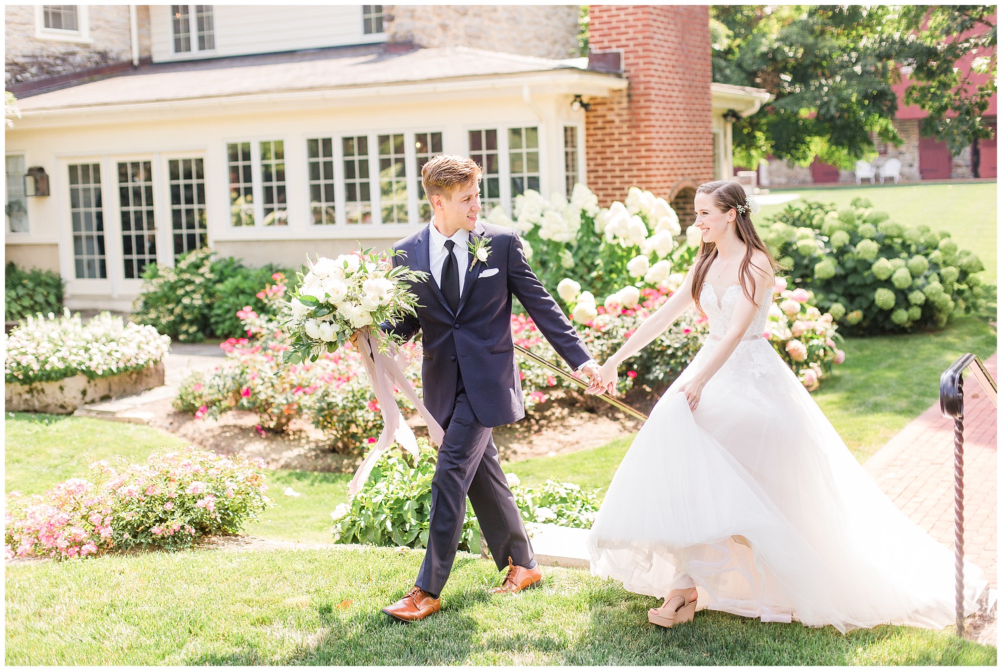 Jesse & Sarah's Navy & Lavender Farm Wedding at The Farm At Eagle's Ridge