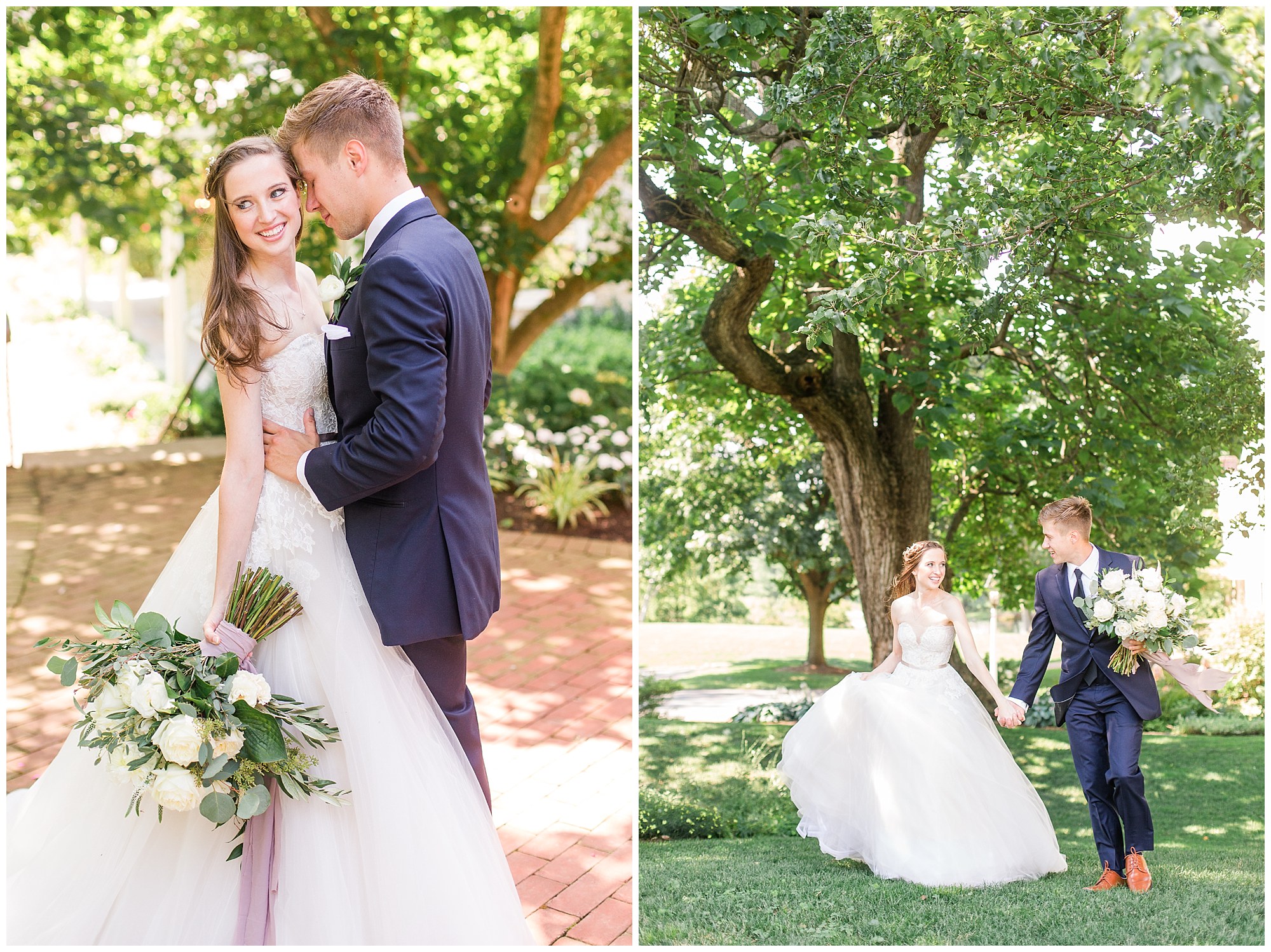 Jesse & Sarah's Navy & Lavender Farm Wedding at The Farm At Eagle's Ridge