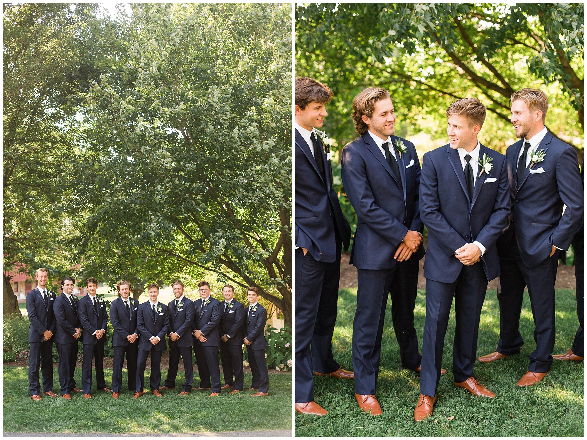 Jesse & Sarah's Navy & Lavender Farm Wedding at The Farm At Eagle's Ridge