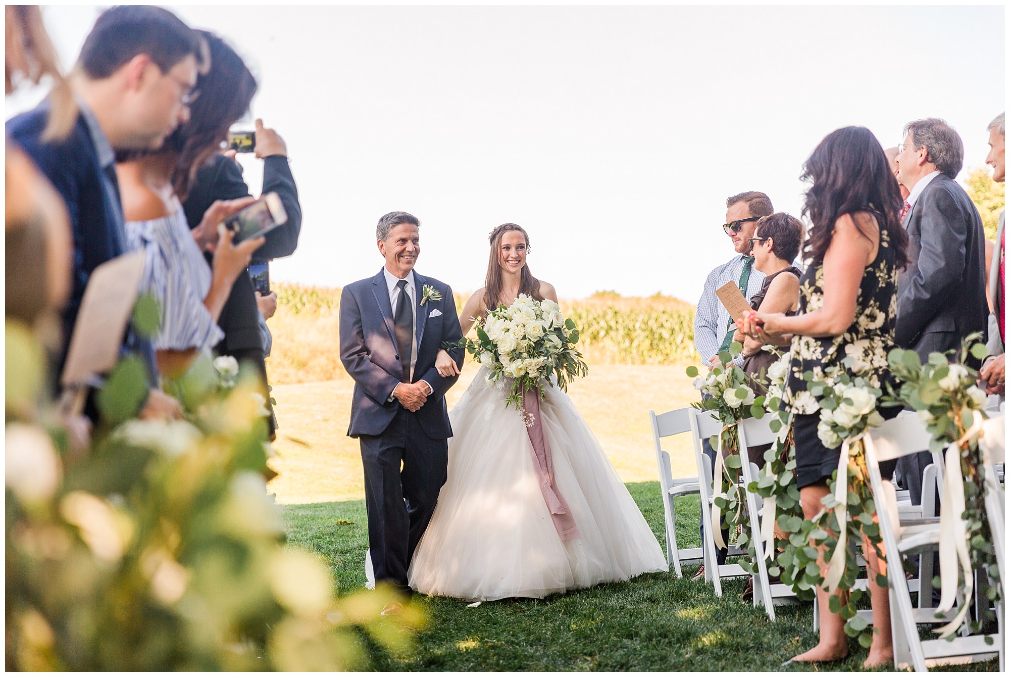Jesse & Sarah's Navy & Lavender Farm Wedding at The Farm At Eagle's Ridge