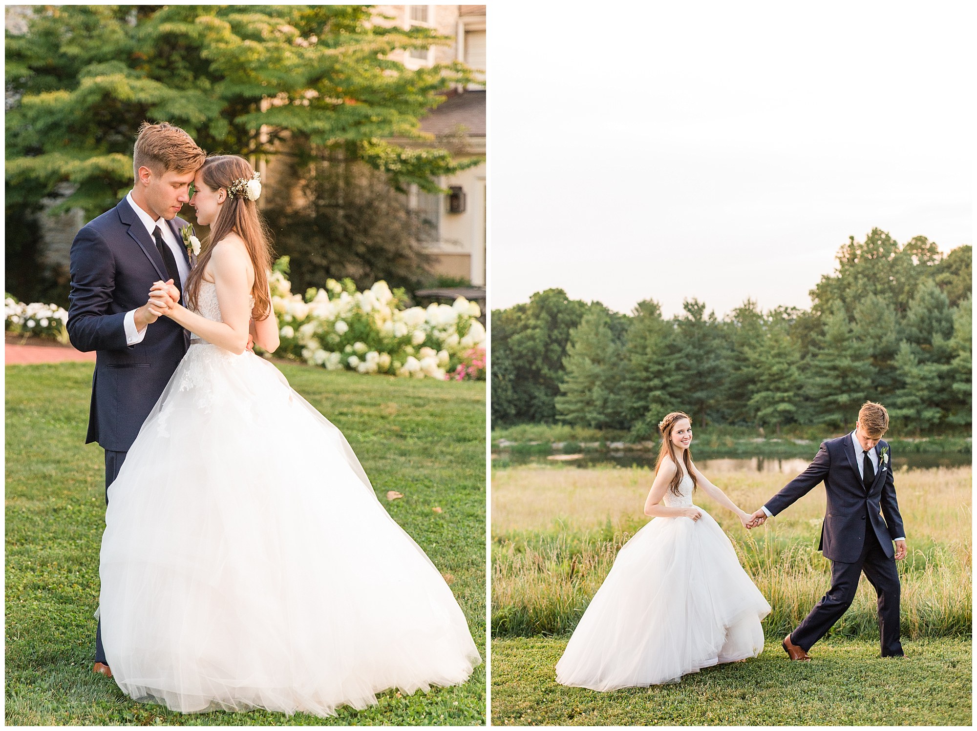 Jesse & Sarah's Navy & Lavender Farm Wedding at The Farm At Eagle's Ridge