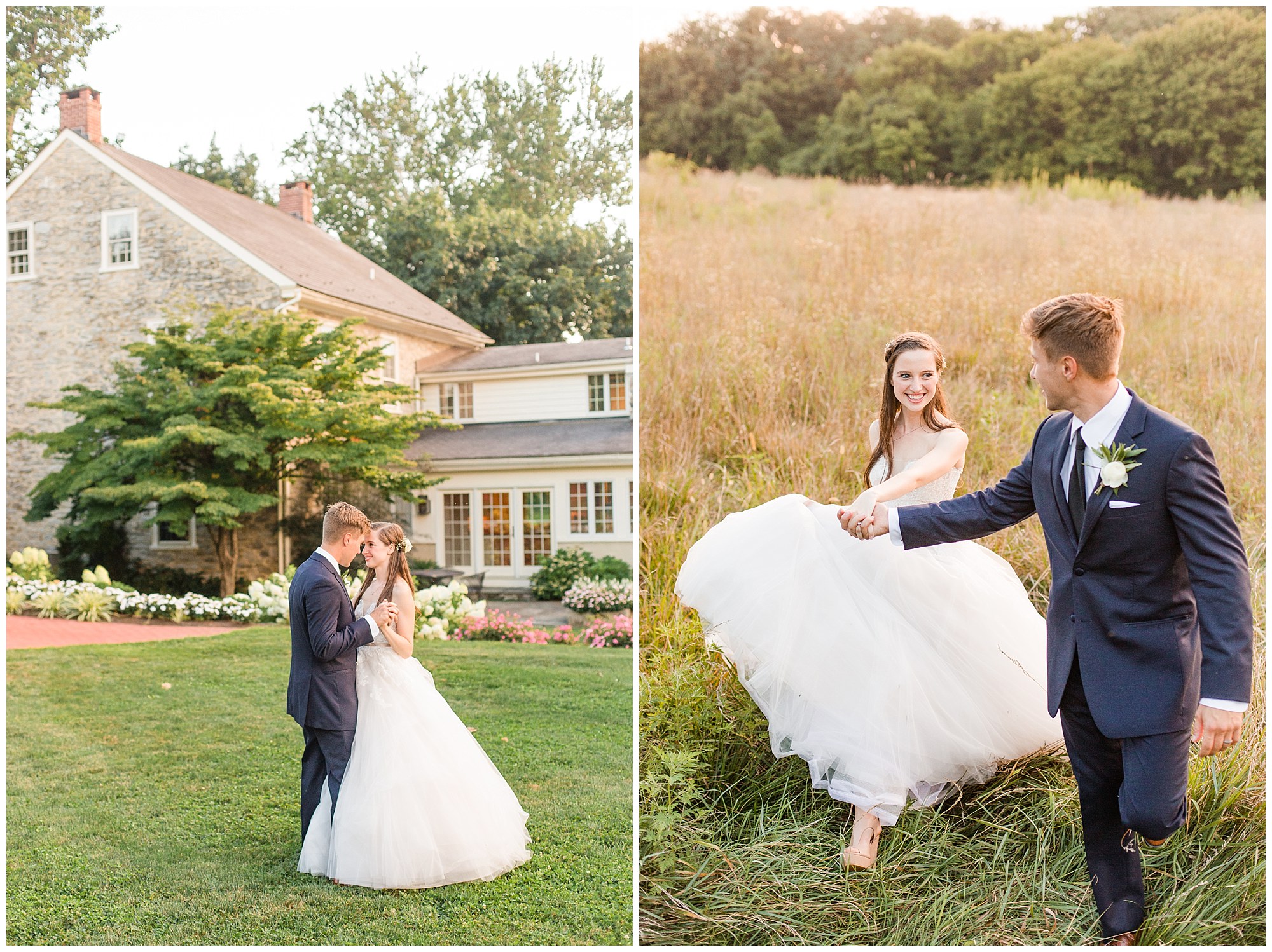 Jesse & Sarah's Navy & Lavender Farm Wedding at The Farm At Eagle's Ridge
