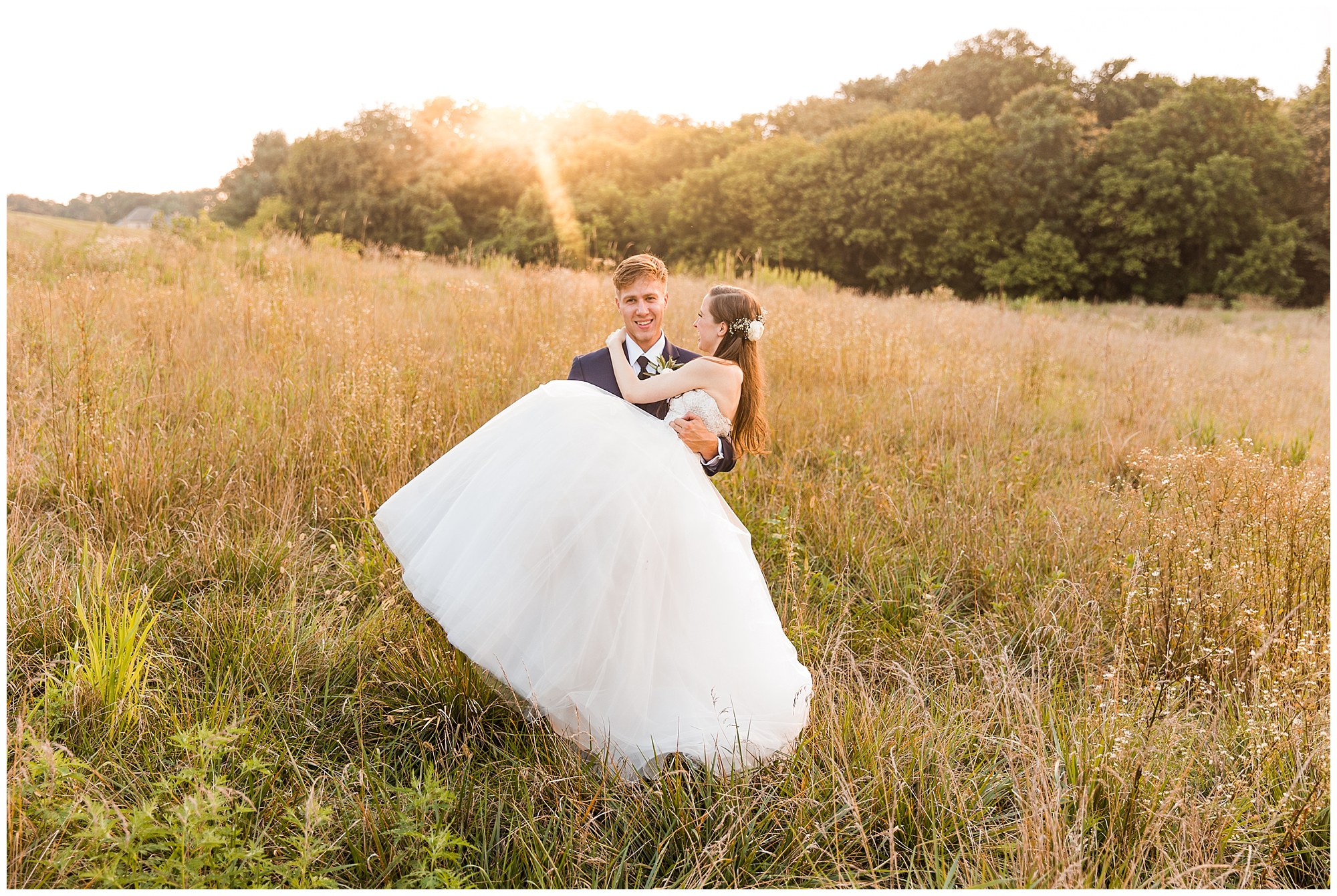 Jesse & Sarah's Navy & Lavender Farm Wedding at The Farm At Eagle's Ridge