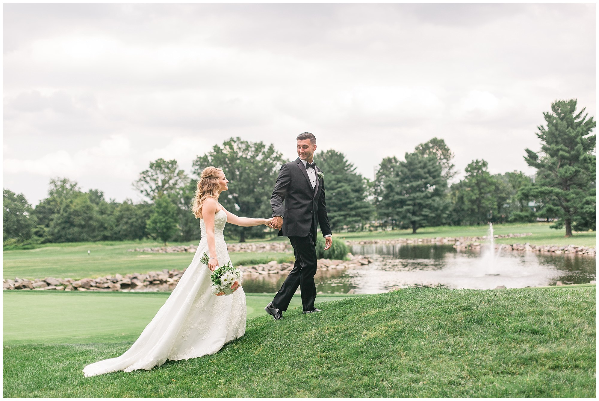 John & Mallori's Mint & Blush Wedding at Northampton Valley Country Club Photos