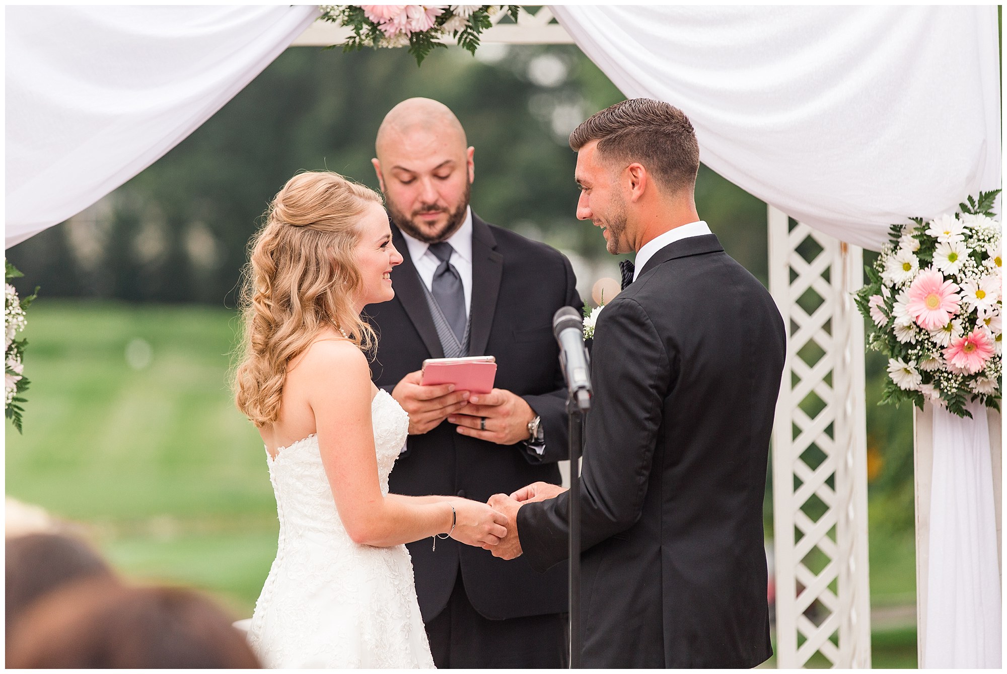 John & Mallori's Mint & Blush Wedding at Northampton Valley Country Club Photos