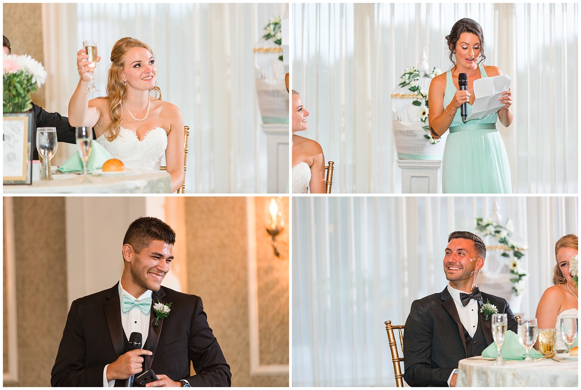 John & Mallori's Mint & Blush Wedding at Northampton Valley Country Club Photos