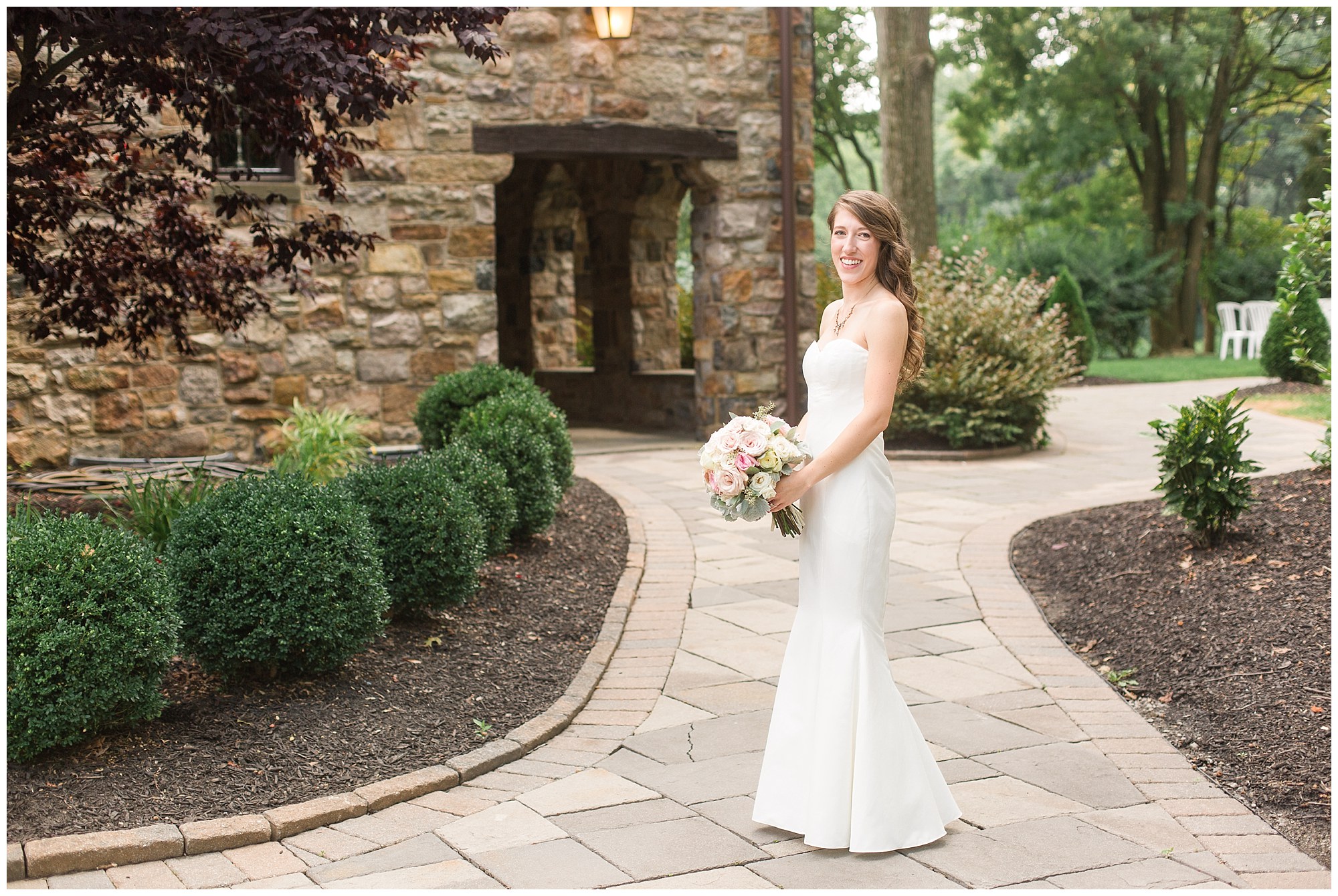 Jon & Sam's Grey and Blue Wedding at Stokesay Castle in Reading, PA Photos