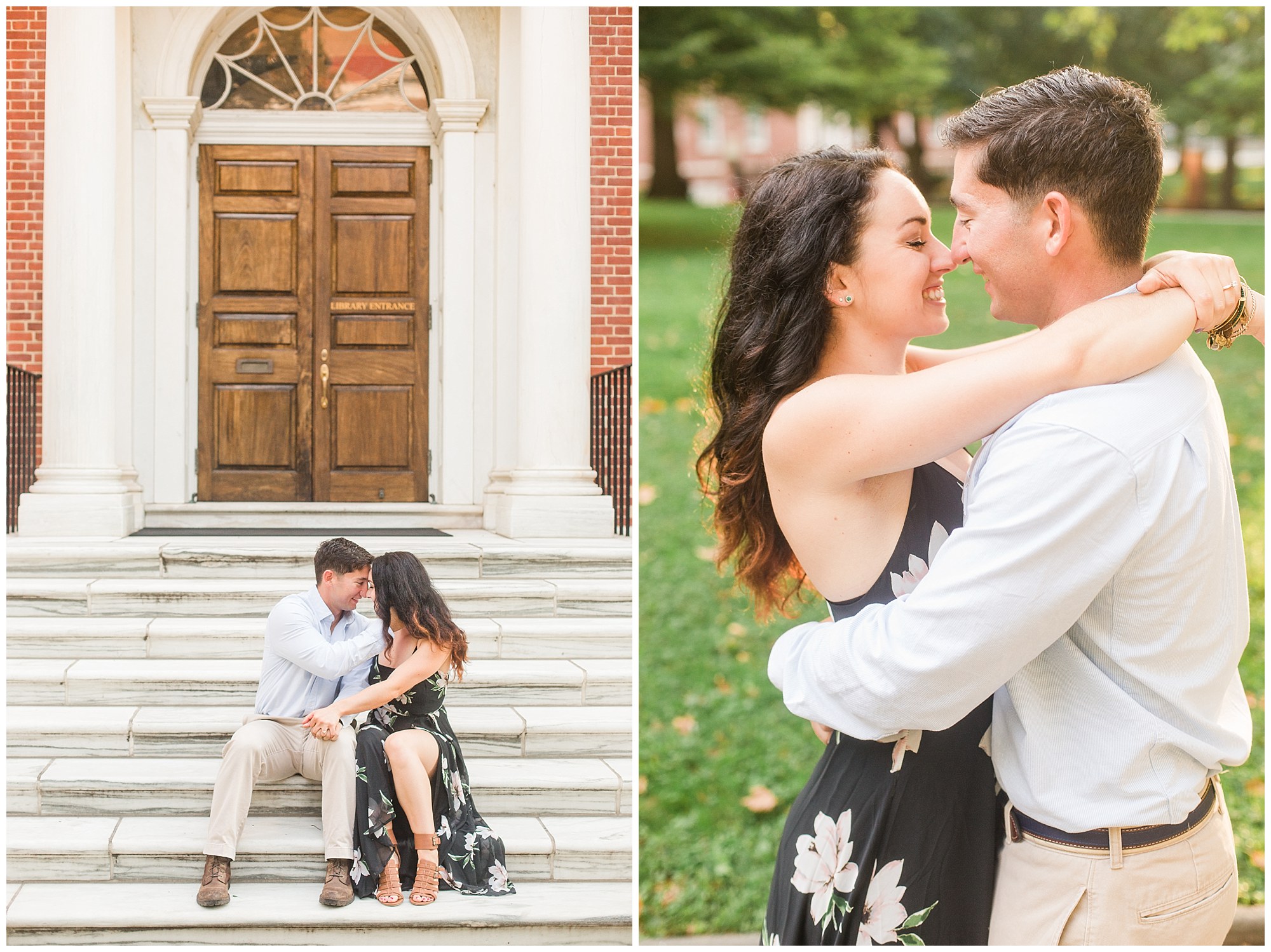 Rob & Sarah's Chic Engagement Session in Old City, Philadelphia Photos