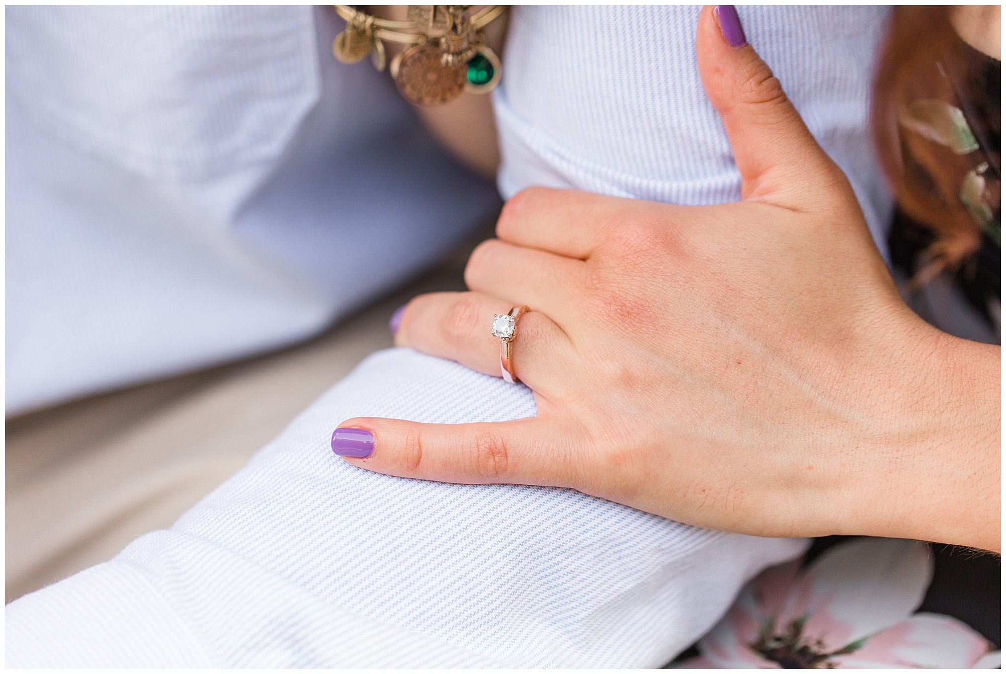 Rob & Sarah's Chic Engagement Session in Old City, Philadelphia Photos
