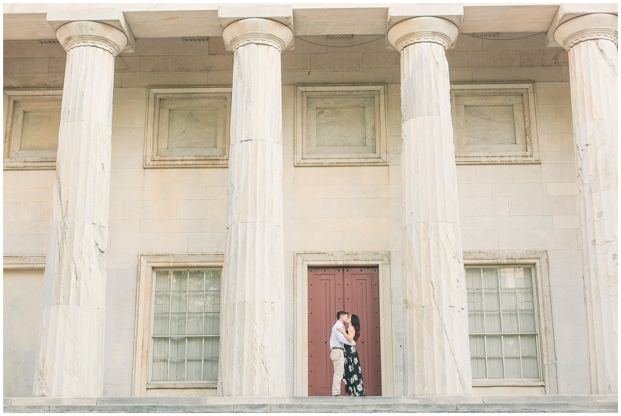 Rob & Sarah's Chic Engagement Session in Old City, Philadelphia Photos