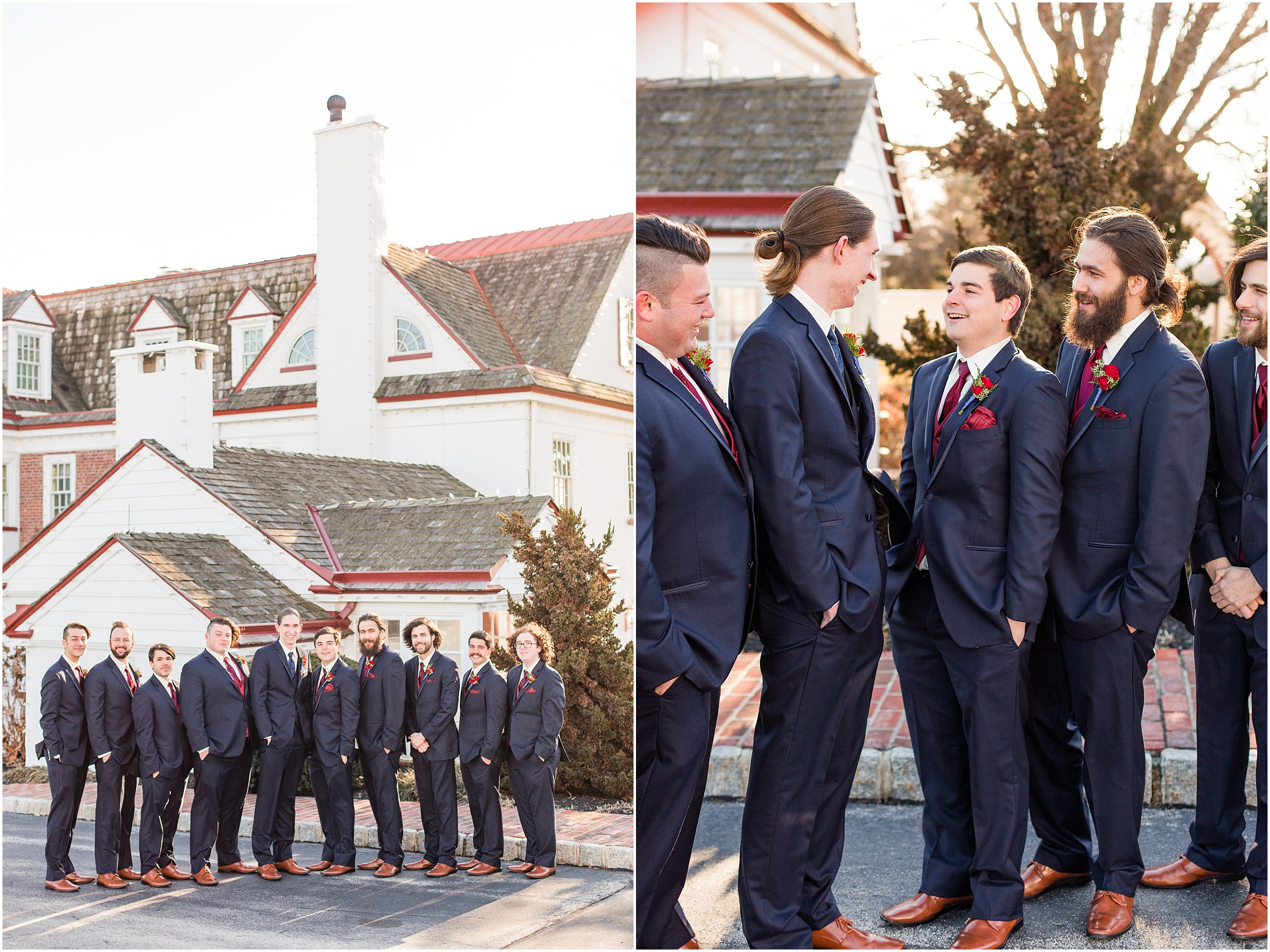 Andy & Sam's Navy & Maroon Winter Wedding at Normandy Farm Hotel & Conference Center in Blue Bell, PA Photos_0038.jpg