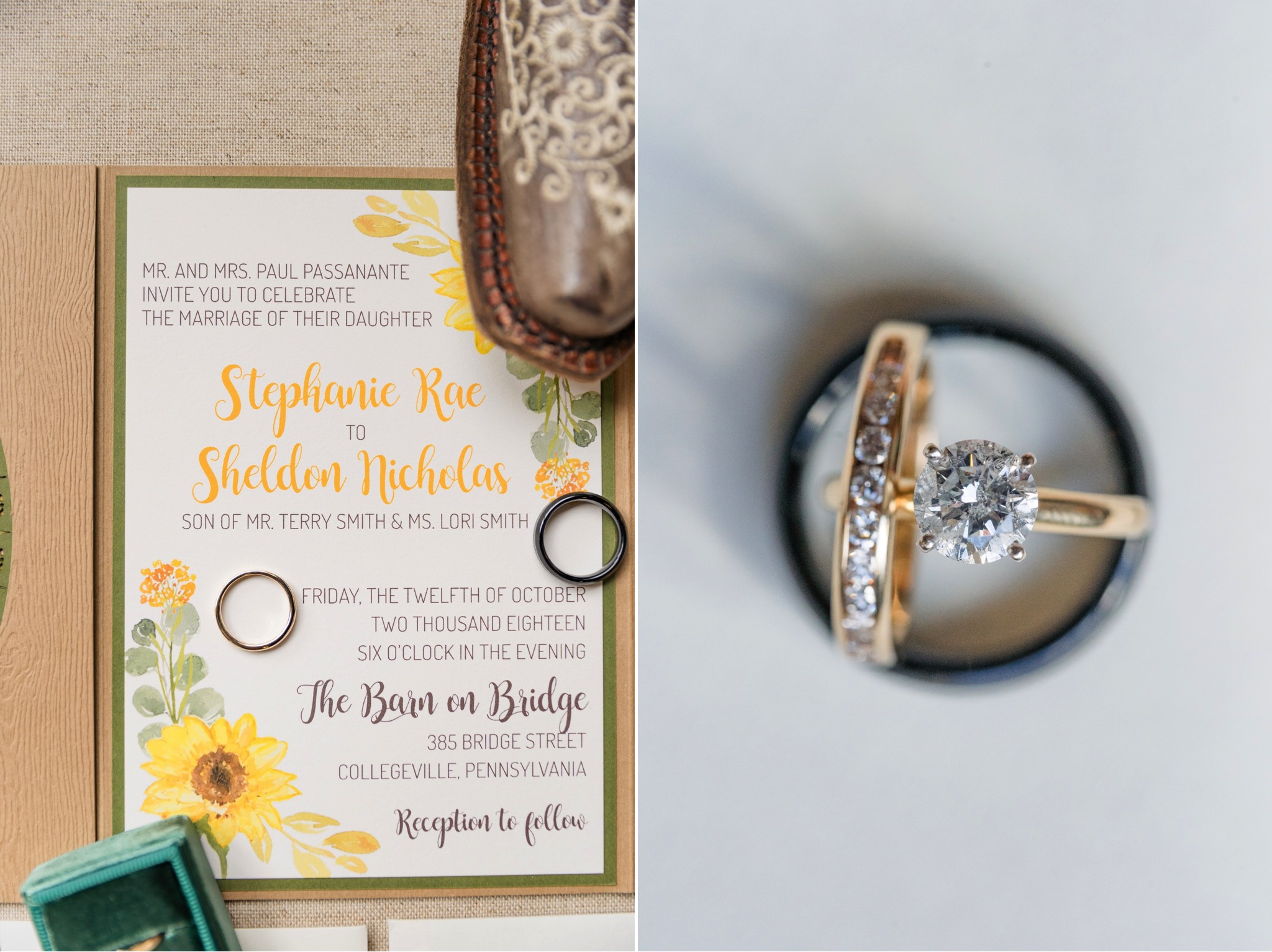 Sheldon & Stephanie's Rustic Country Fall Wedding at The Barn on Bridge Photos