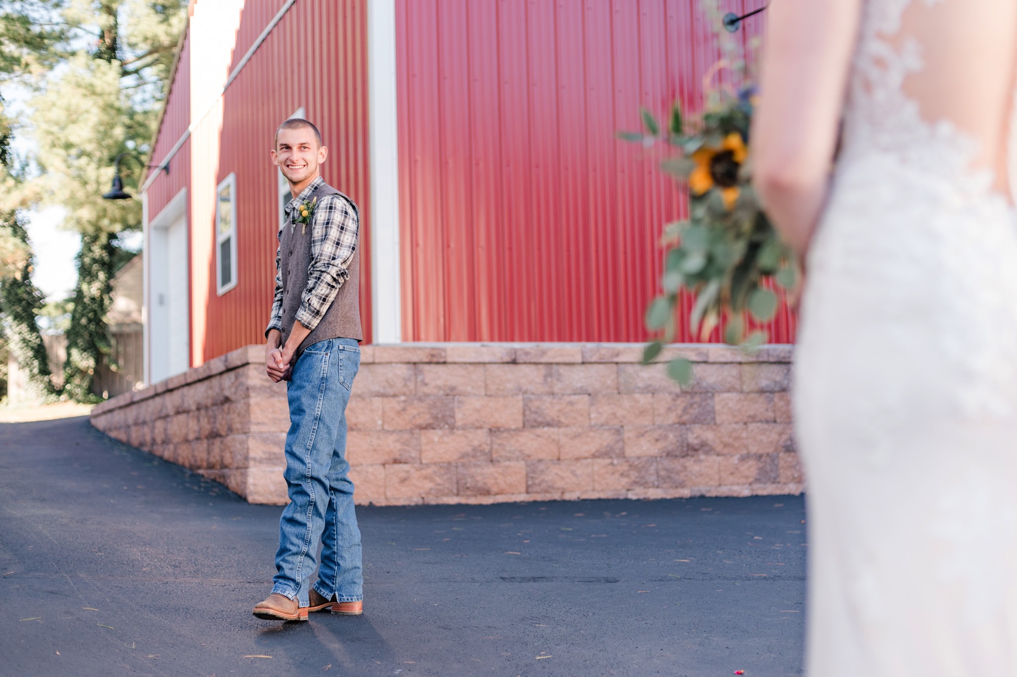 Sheldon & Stephanie's Rustic Country Fall Wedding at The Barn on Bridge Photos