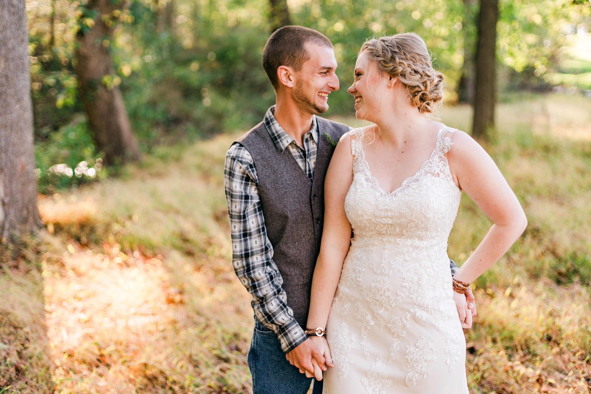 Sheldon & Stephanie's Rustic Country Fall Wedding at The Barn on Bridge Photos