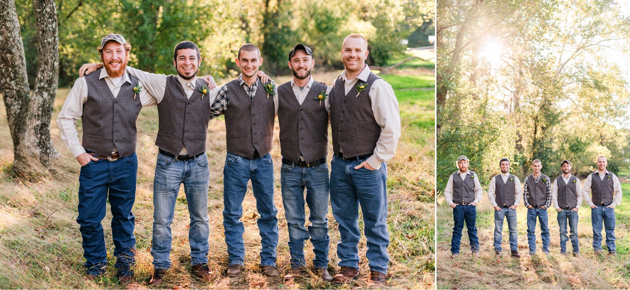 Sheldon & Stephanie's Rustic Country Fall Wedding at The Barn on Bridge Photos