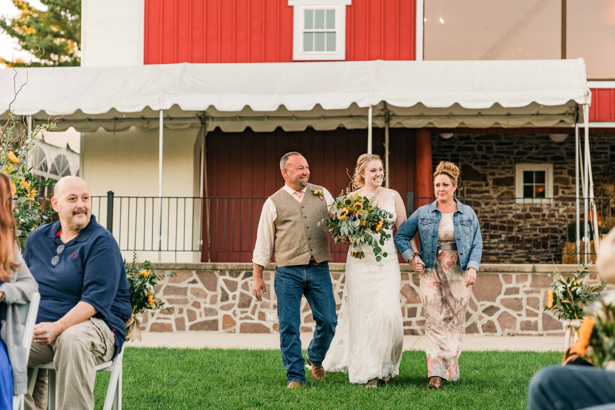 Sheldon & Stephanie's Rustic Country Fall Wedding at The Barn on Bridge Photos