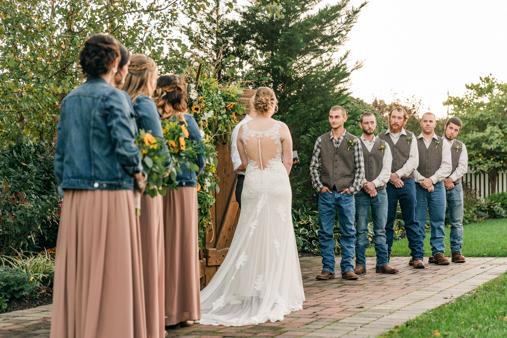 Sheldon & Stephanie's Rustic Country Fall Wedding at The Barn on Bridge Photos
