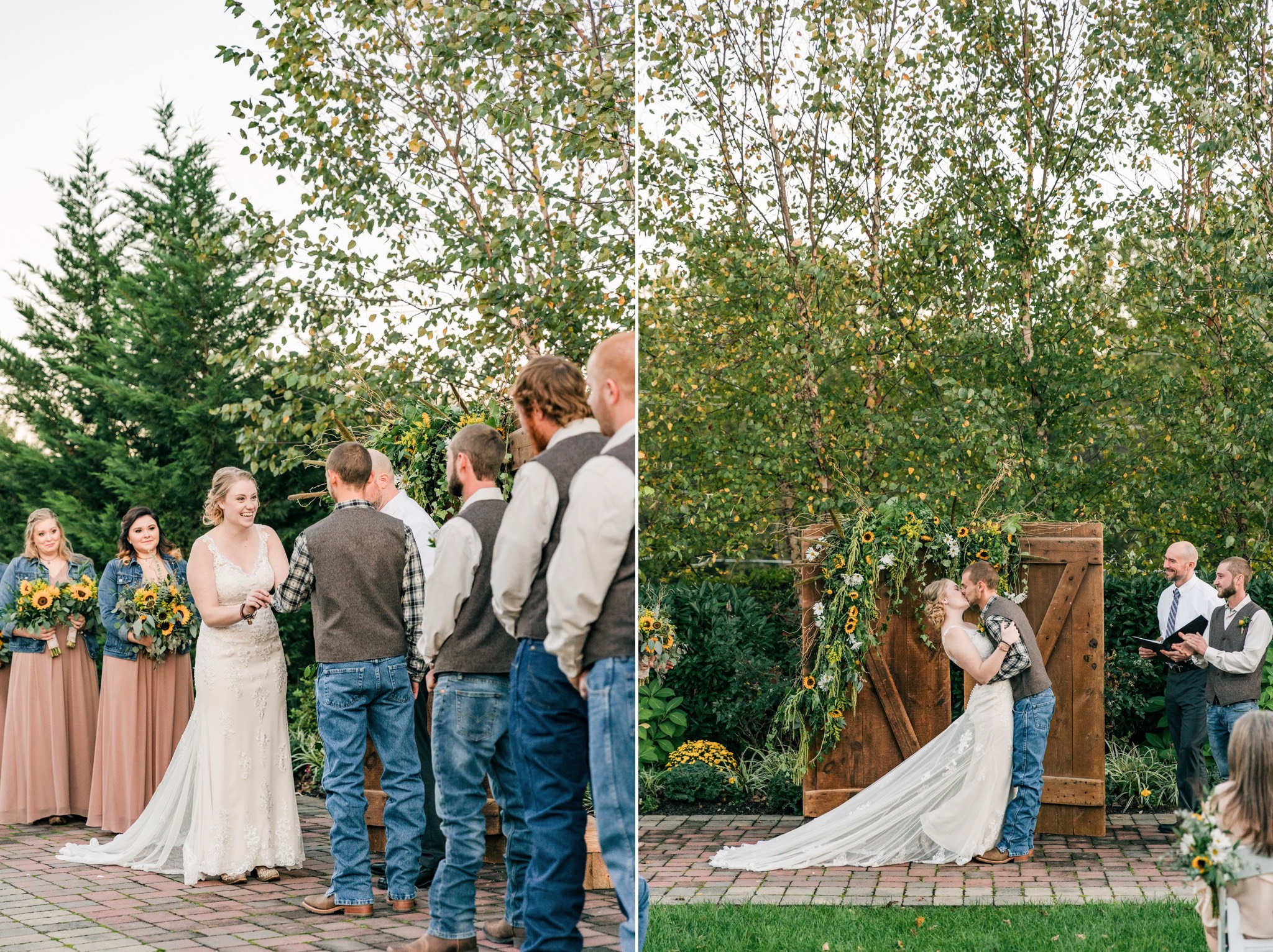 Sheldon & Stephanie's Rustic Country Fall Wedding at The Barn on Bridge Photos