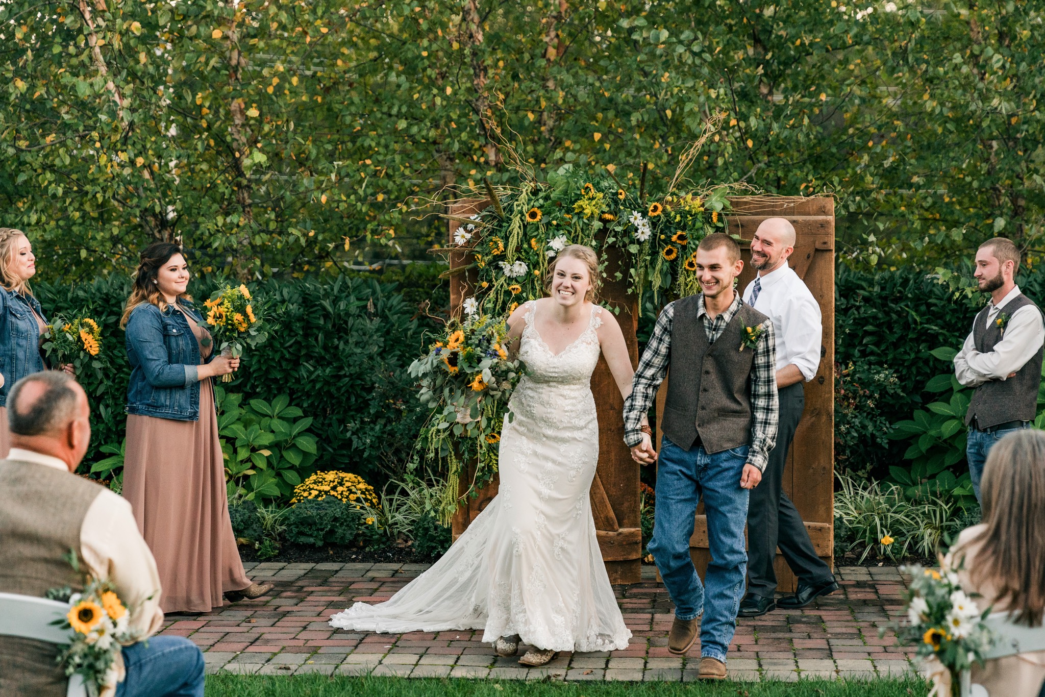 Sheldon & Stephanie's Rustic Country Fall Wedding at The Barn on Bridge Photos