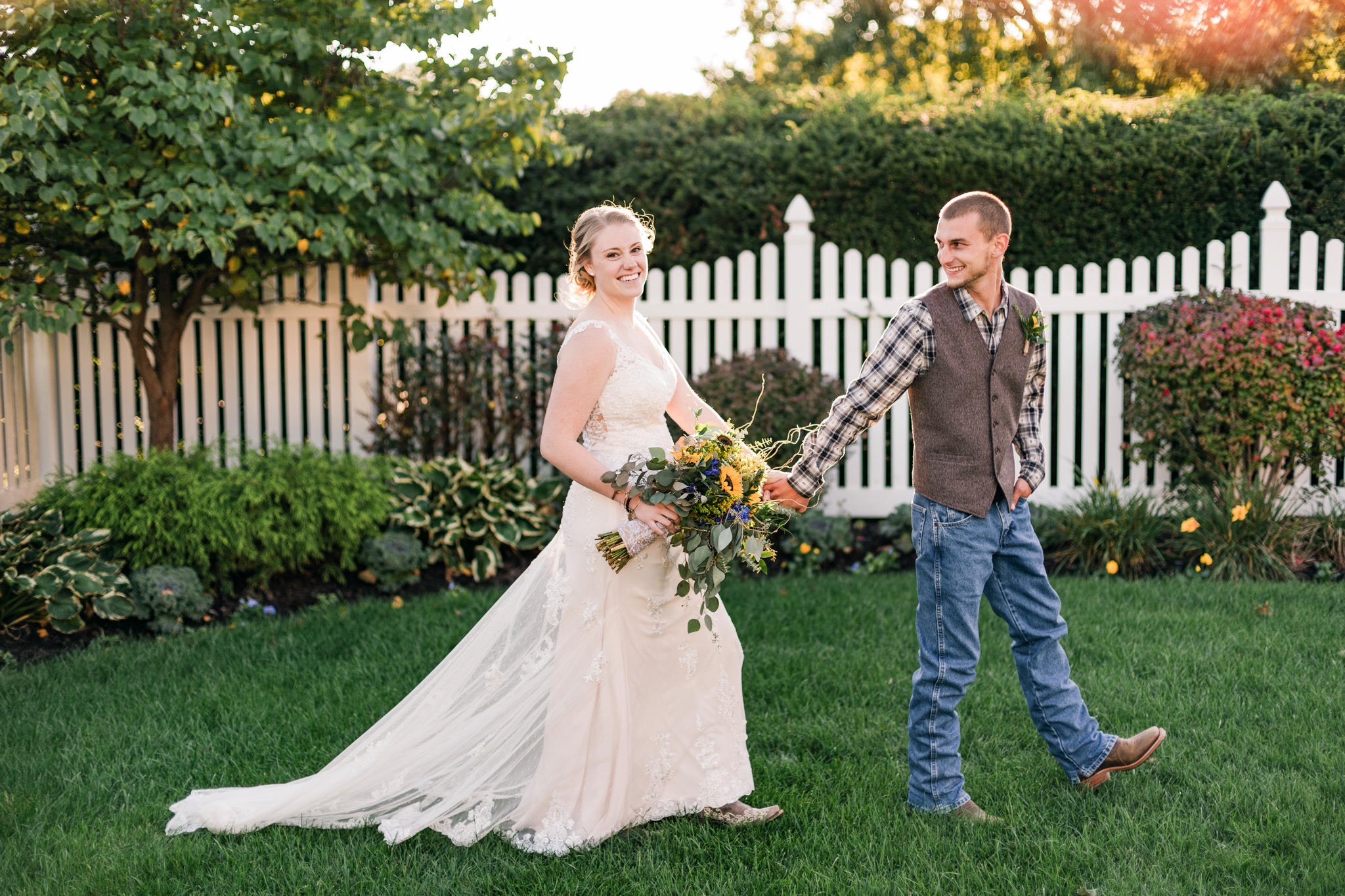 Sheldon & Stephanie's Rustic Country Fall Wedding at The Barn on Bridge Photos
