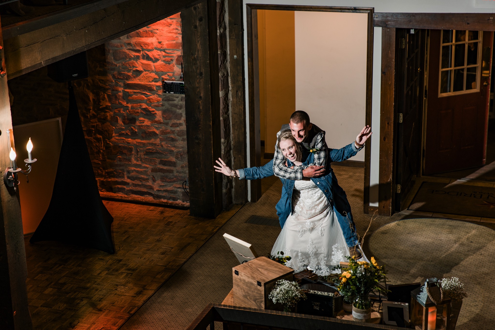 Sheldon & Stephanie's Rustic Country Fall Wedding at The Barn on Bridge Photos
