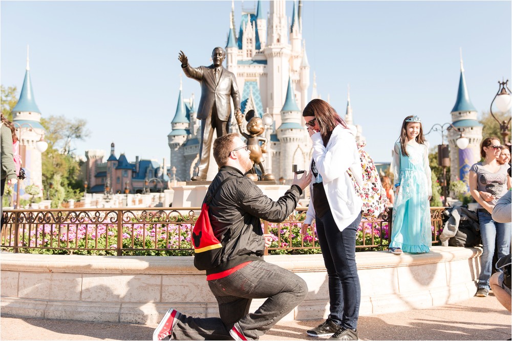 Walt Disney World Magic Kingdom Proposal Photos