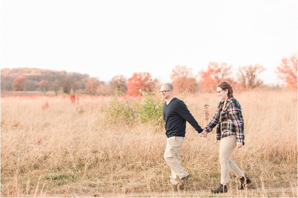 Mark & Jessica's Casual Autumn Engagement at Valley Forge National Park in King of Prussia, PA Photos