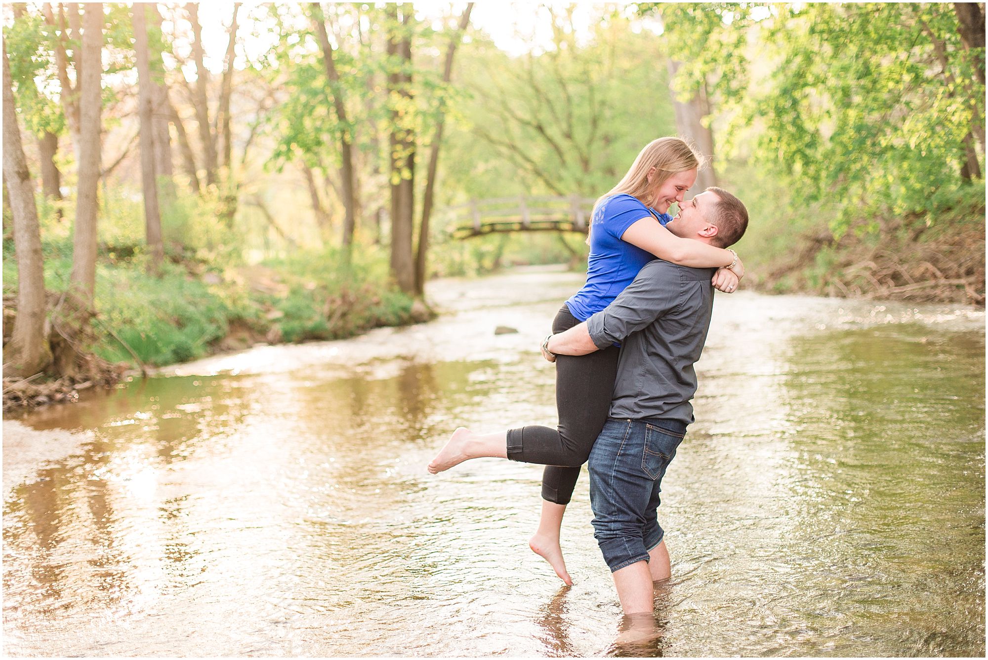 A Casual Springtime Engagement at Valley Forge Park