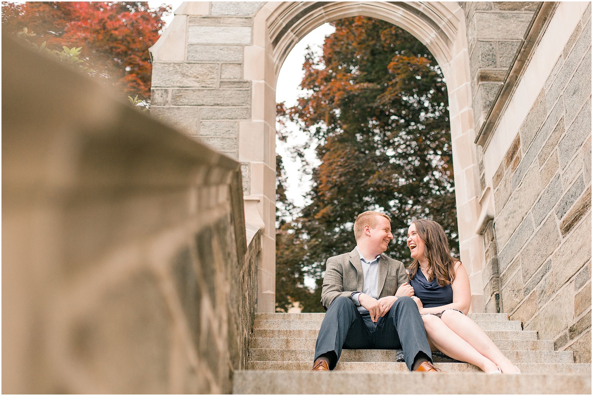 A Classic Spring Engagement in West Chester University, PA