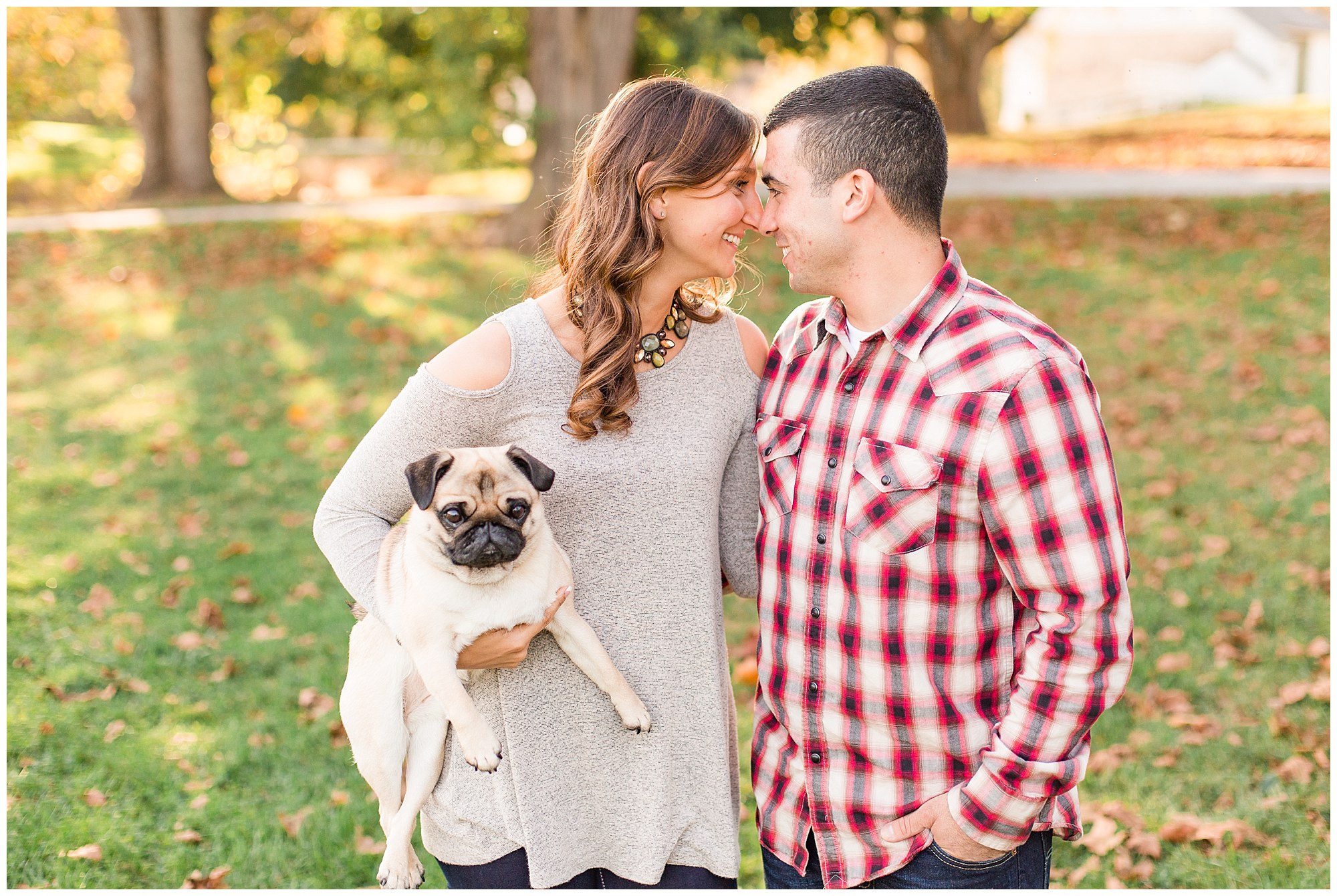 Austin And Nicole's Fall Engagement in Valley Forge National Park Photos