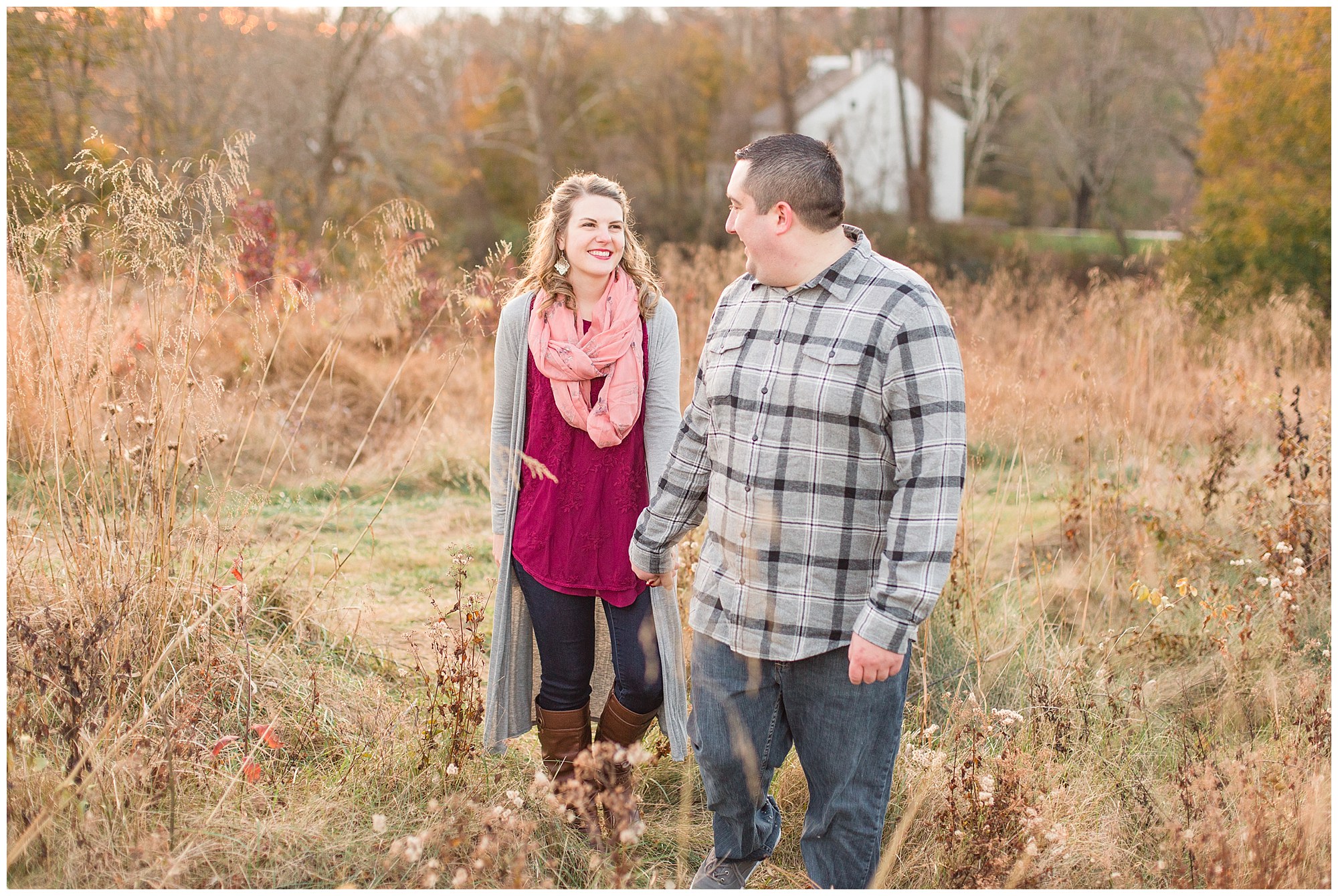 Rob & Kendra's November Engagement at Philander Chase Knox Estate in Valley Forge Park in Wayne PA Photos