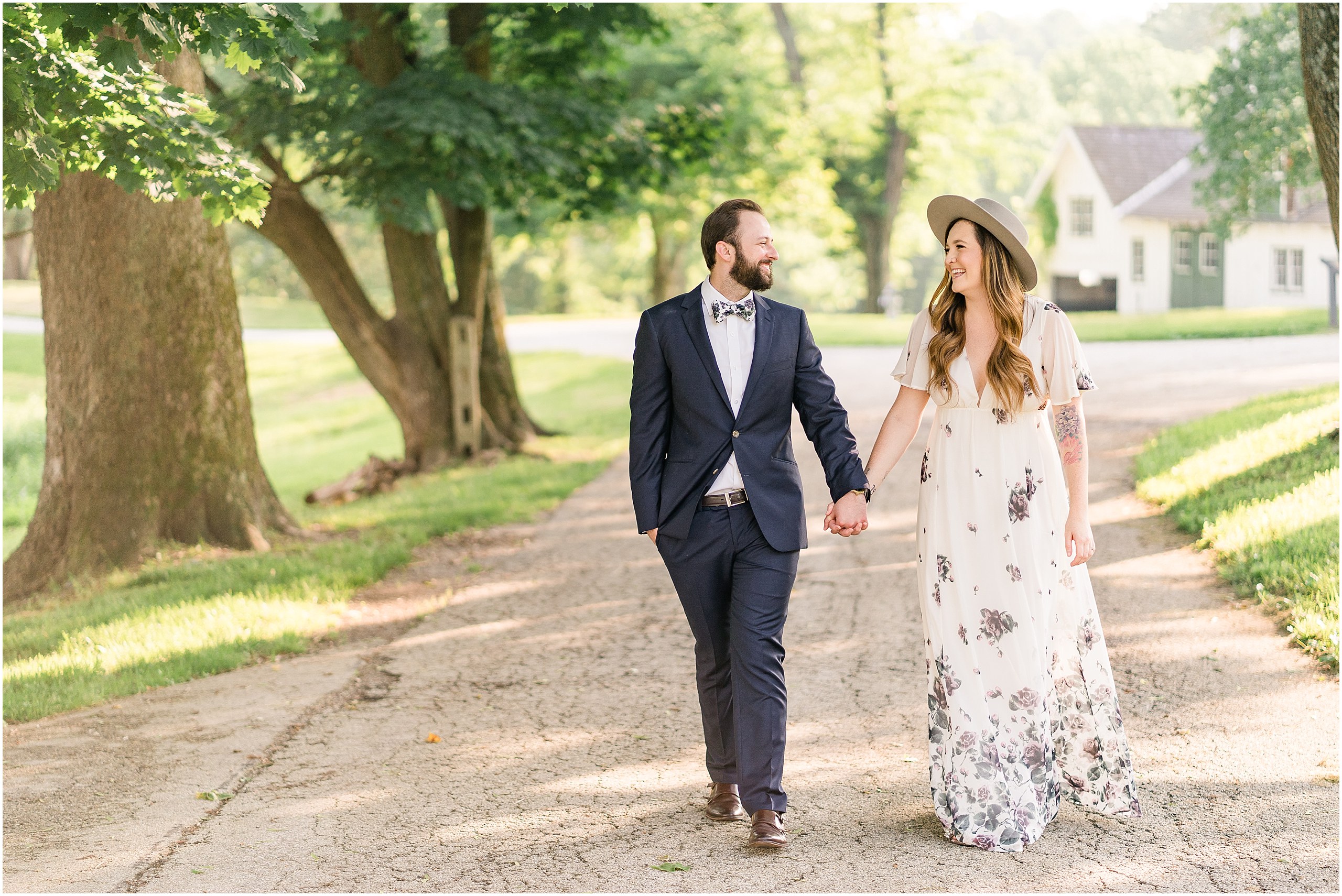 Ryan Lauren's Boho Chic Engagement Session at Valley Forge Park Photos