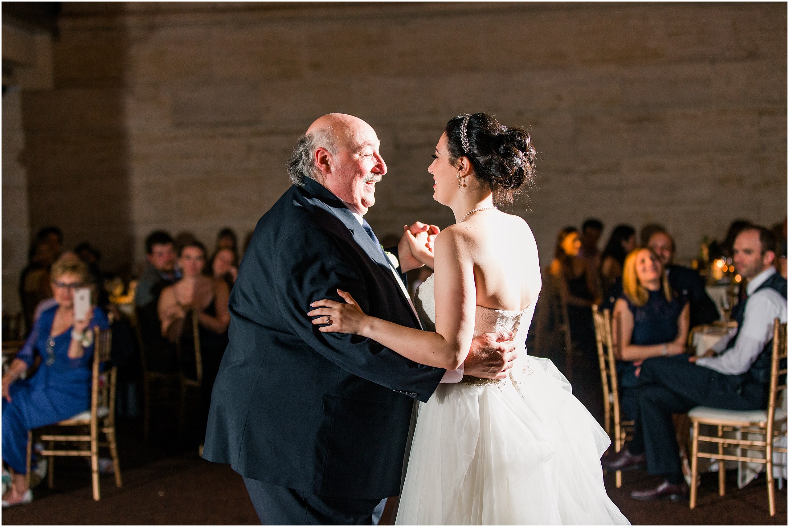 Darren & Elizabeth Grey & Navy Wedding at Union Trust Ballroom by Finley Catering in Philadelphia,PA Photos,