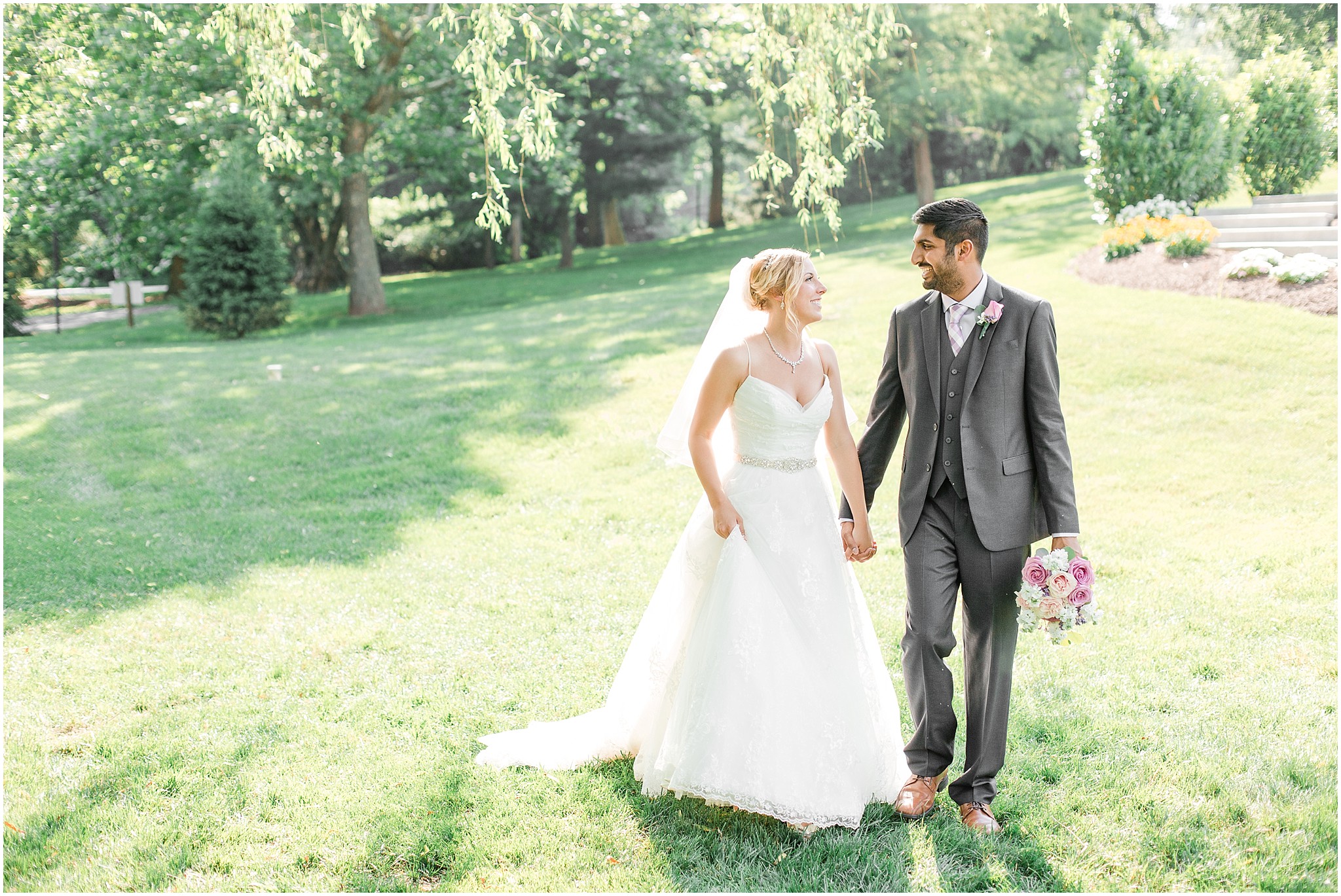 Fazad & Lauren's Grey & Lavender Summer Wedding at Historic Acres of ...